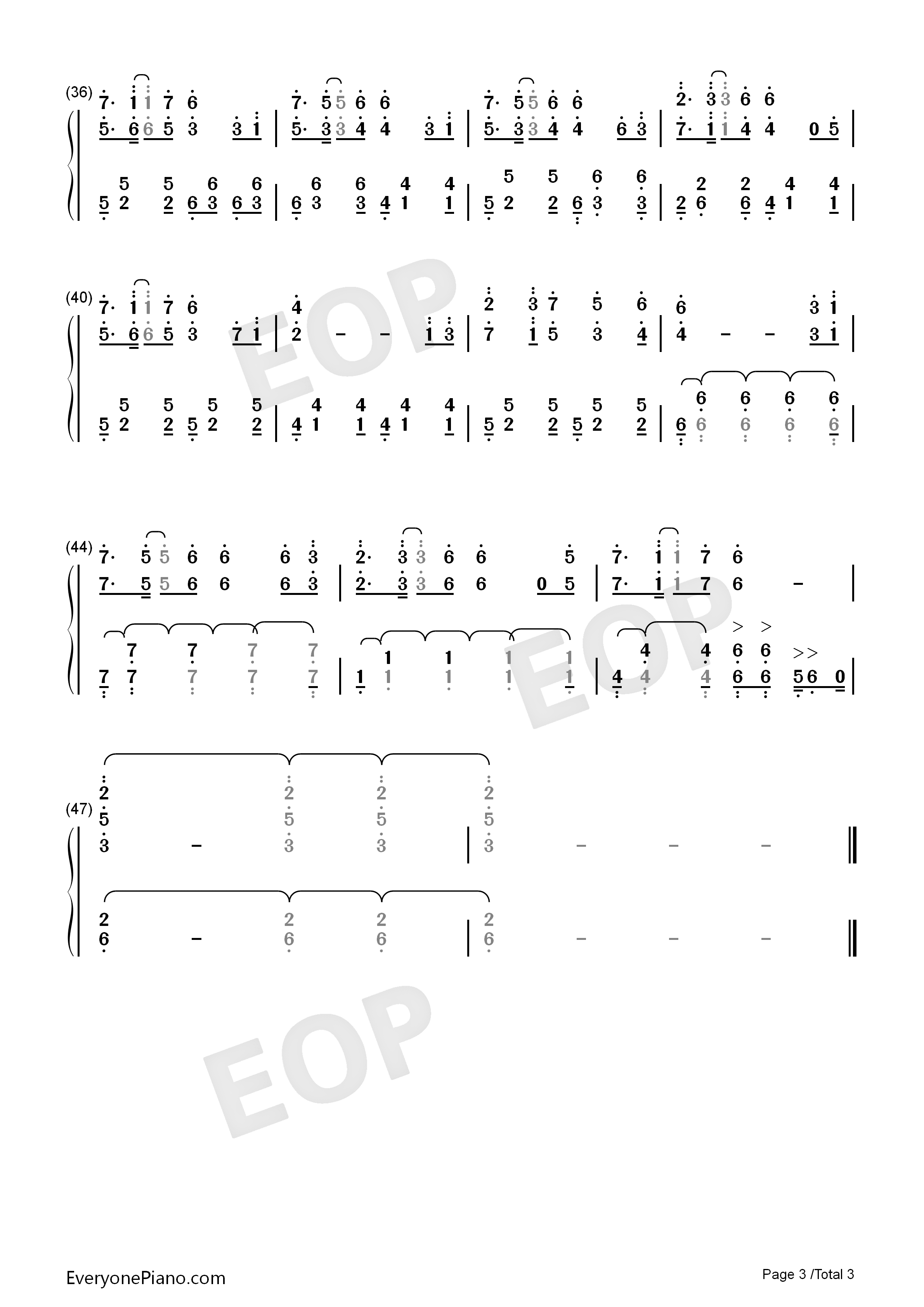 十六夜涙钢琴简谱_吉冈亚衣加演唱