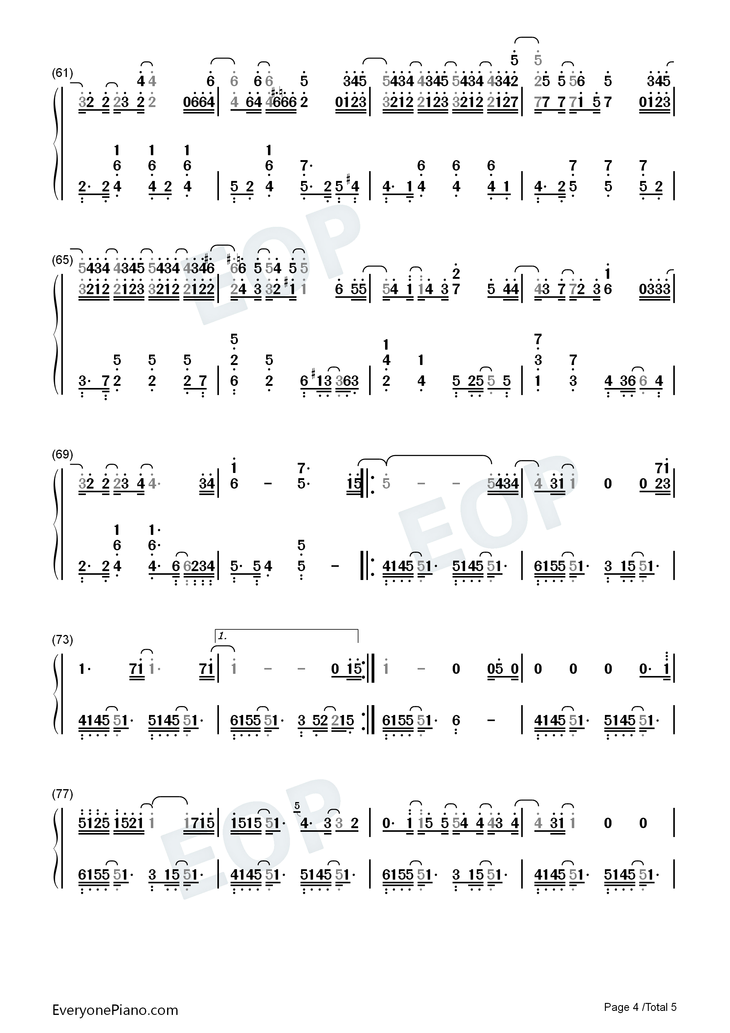 星のように…钢琴简谱_MISIA演唱