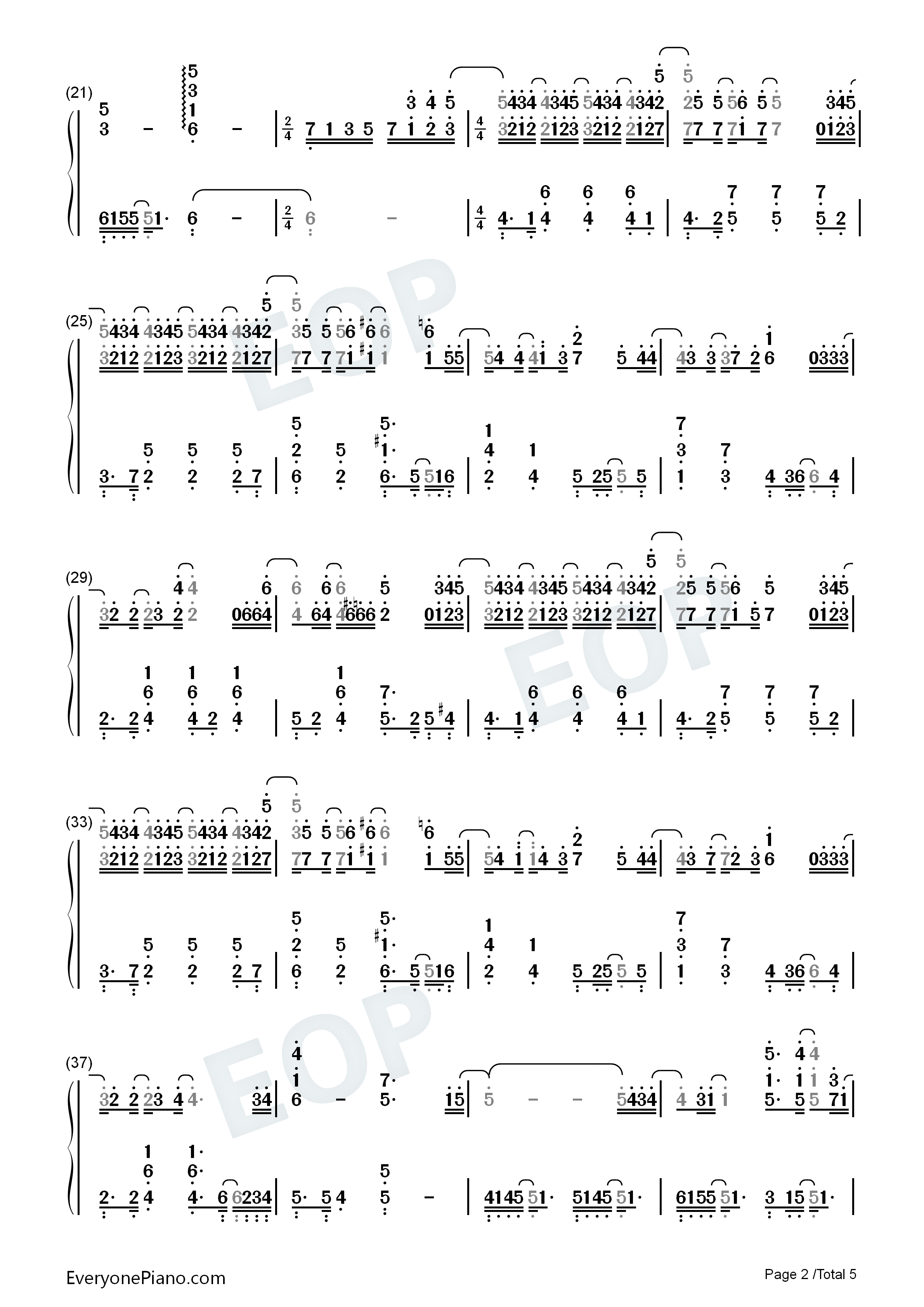 星のように…钢琴简谱_MISIA演唱