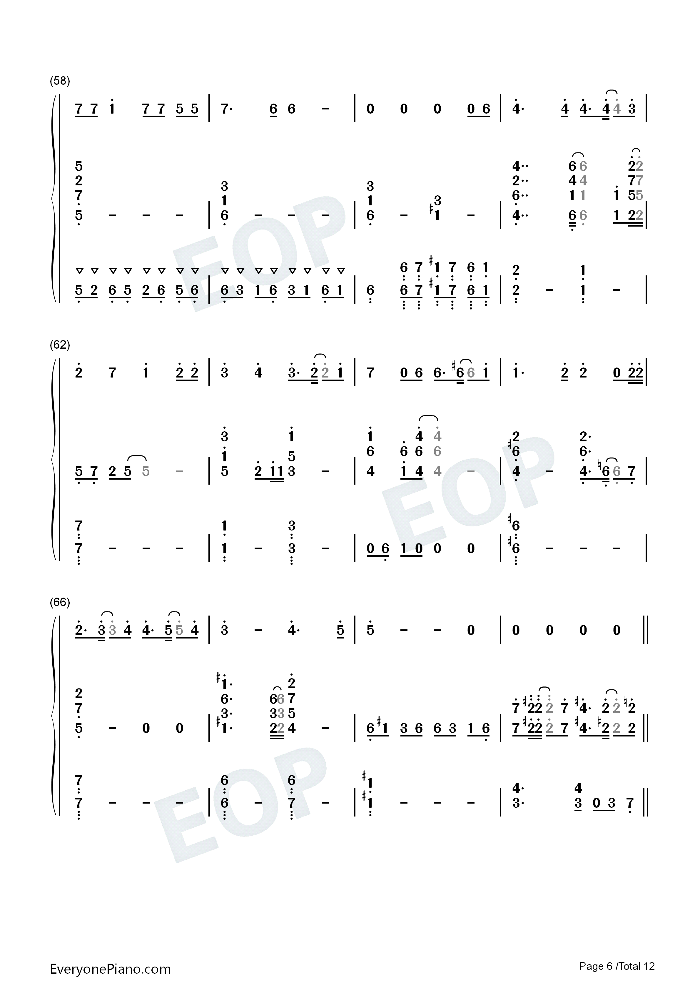 七つの海を渡る风のように钢琴简谱_爱内里菜&三枝夕夏演唱