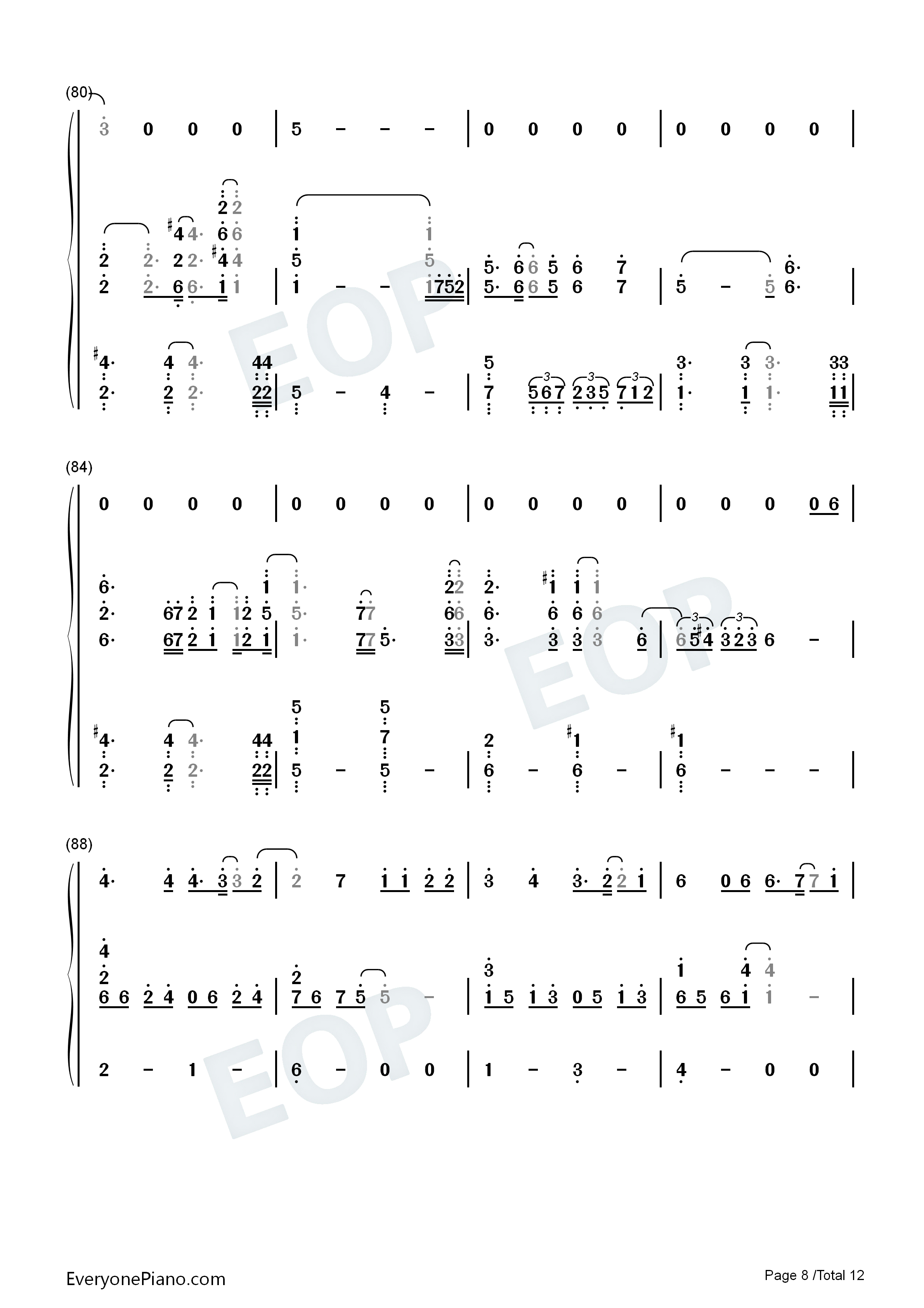 七つの海を渡る风のように钢琴简谱_爱内里菜&三枝夕夏演唱