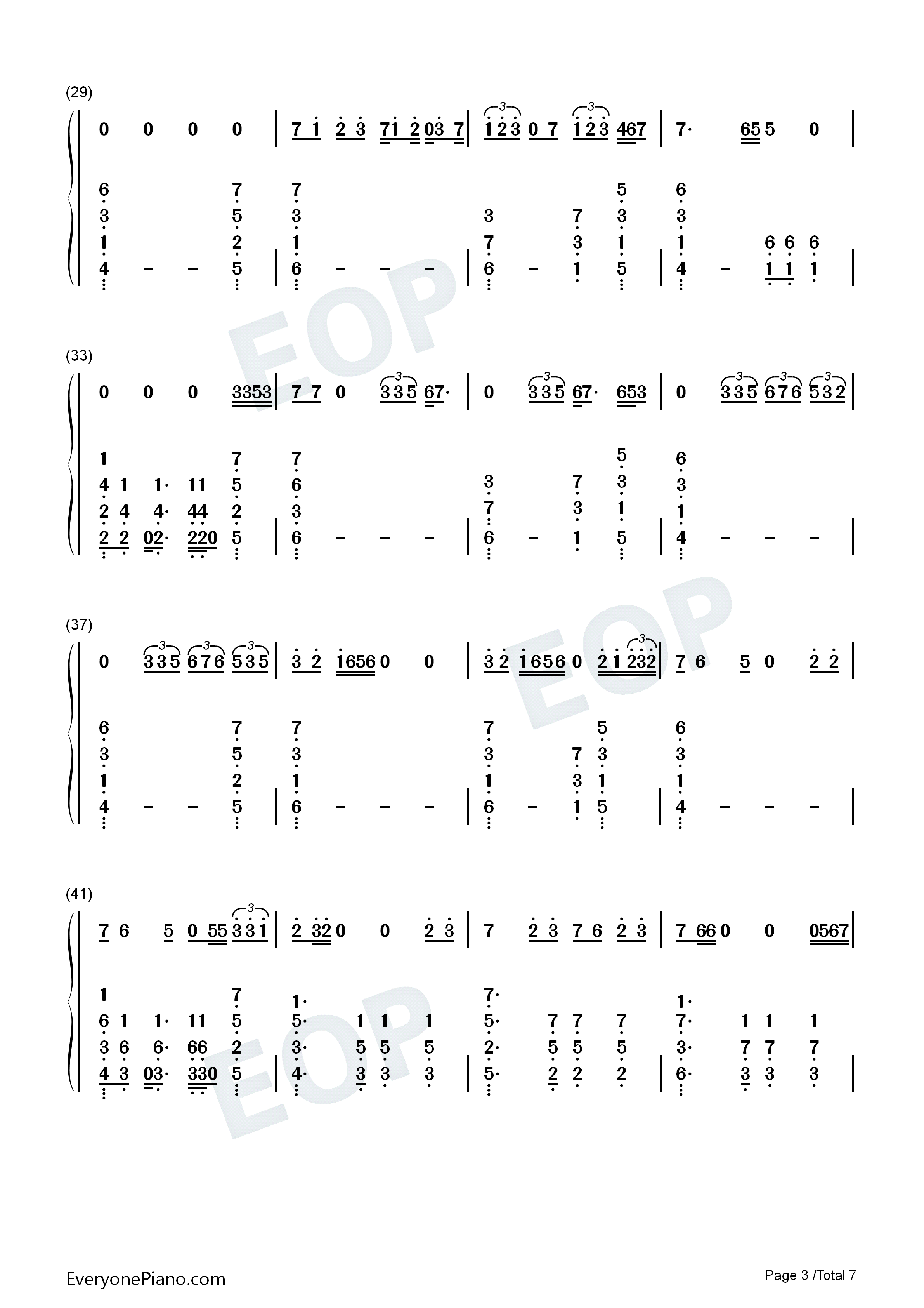 The_Worst钢琴简谱_Jhené_Aiko演唱