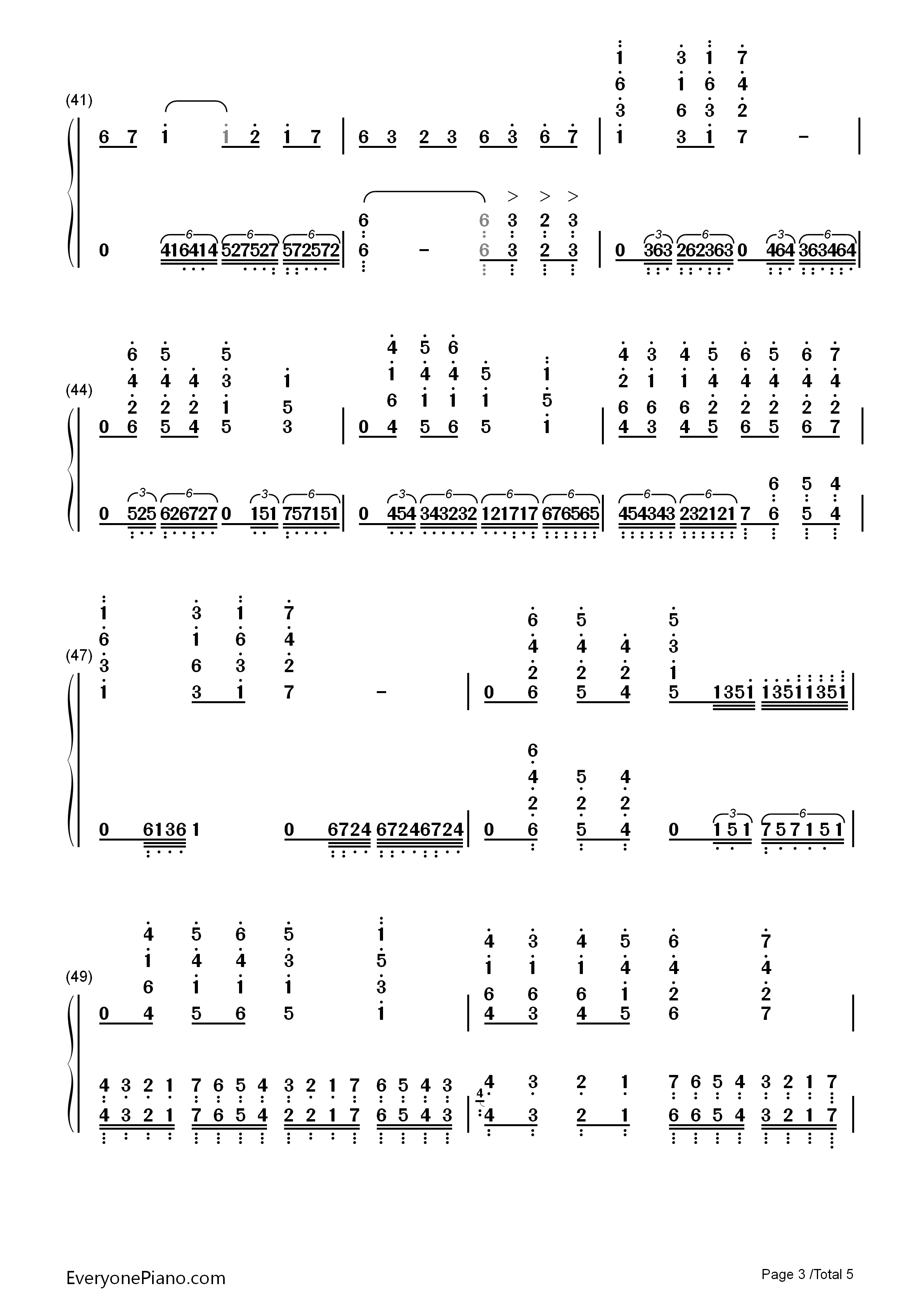 The_Other_Promise钢琴简谱_王国之心演唱