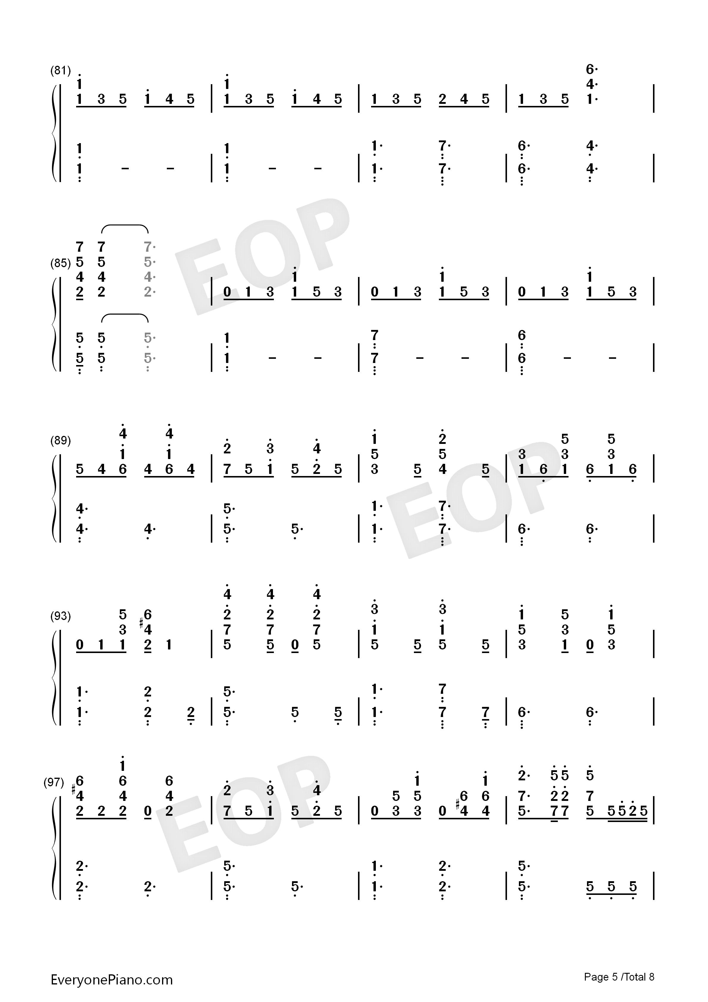 Somebody_to_Love钢琴简谱_Queen演唱