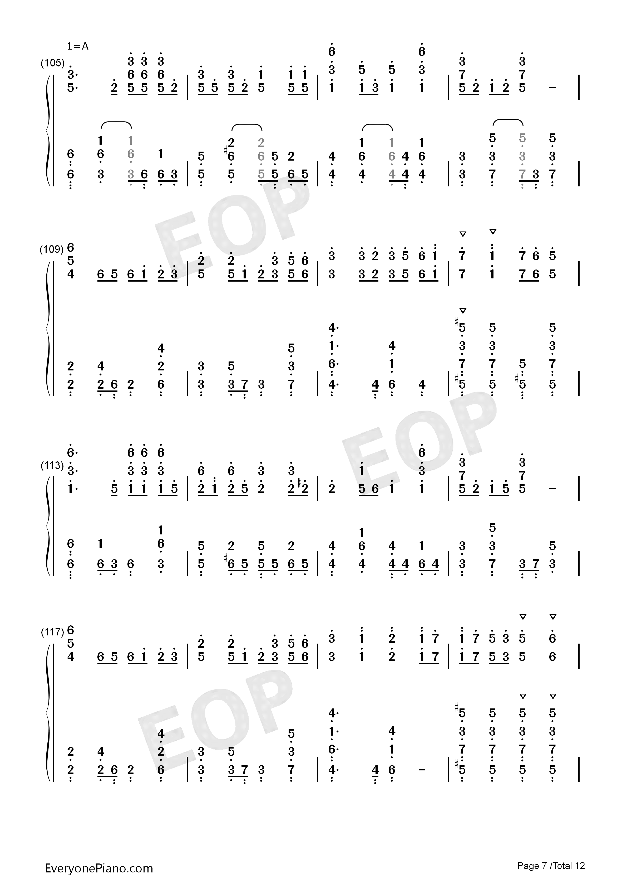 阳炎days钢琴简谱_自然の敌P演唱