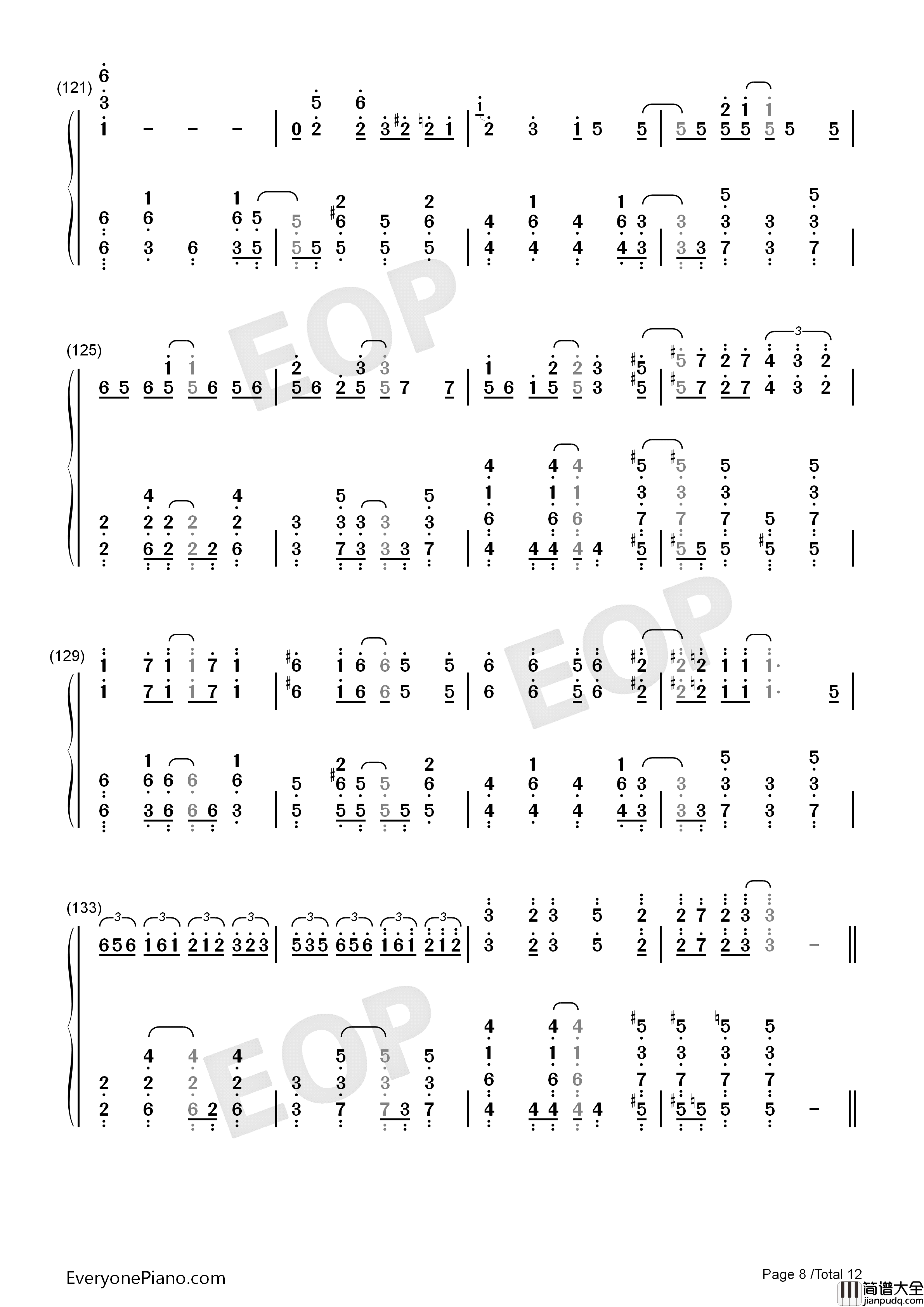 阳炎days钢琴简谱_自然の敌P演唱
