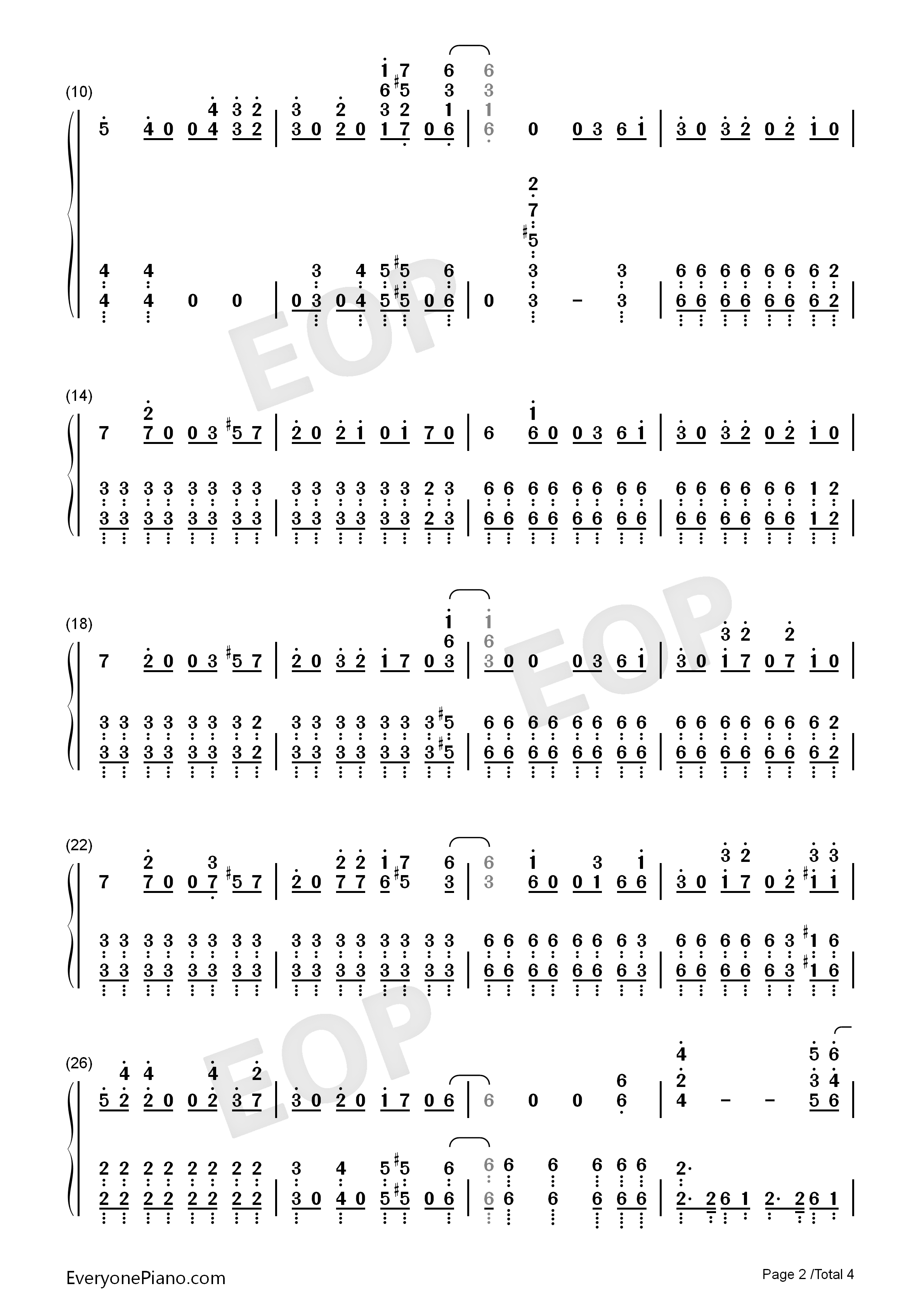 月光传说钢琴简谱_小诸鉄矢__Tetsuya_Komoro演唱
