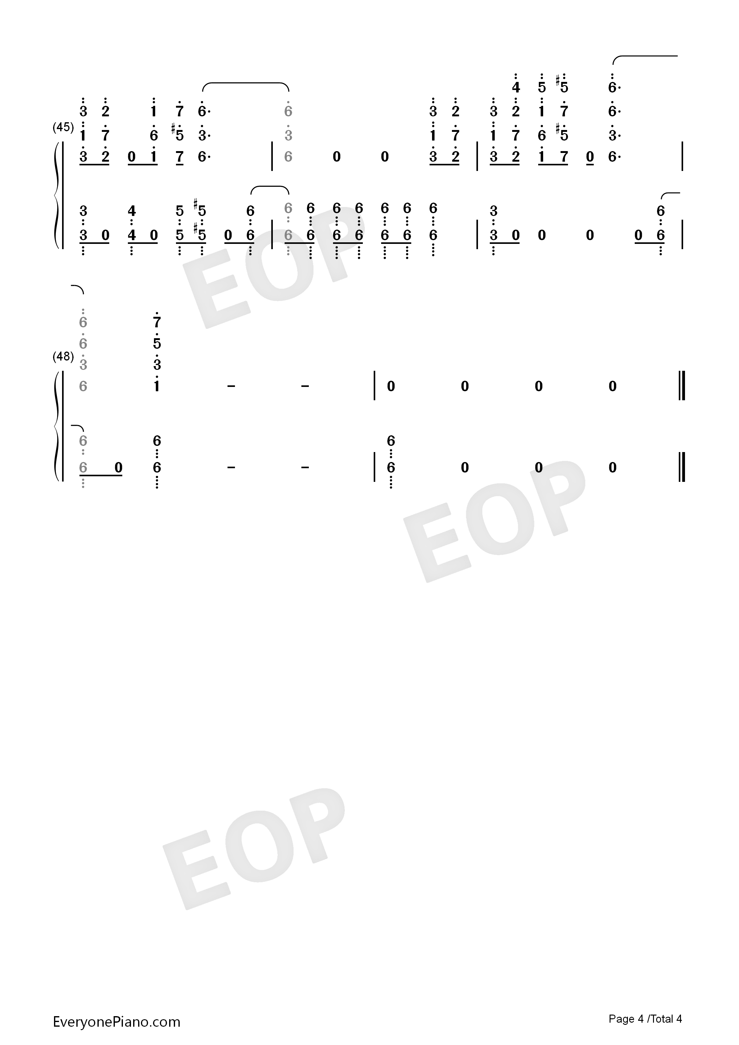 月光传说钢琴简谱_小诸鉄矢__Tetsuya_Komoro演唱