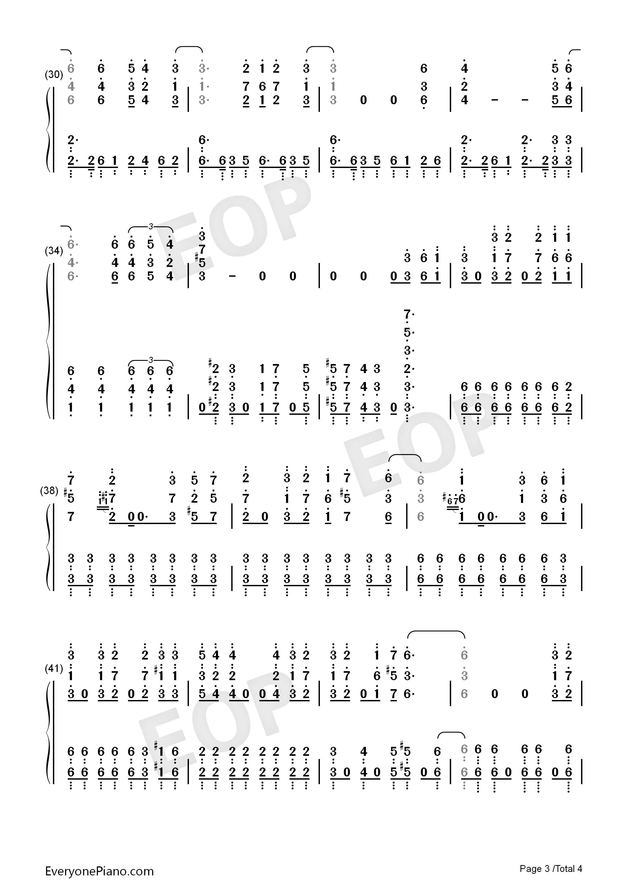 月光传说钢琴简谱_小诸鉄矢__Tetsuya_Komoro演唱
