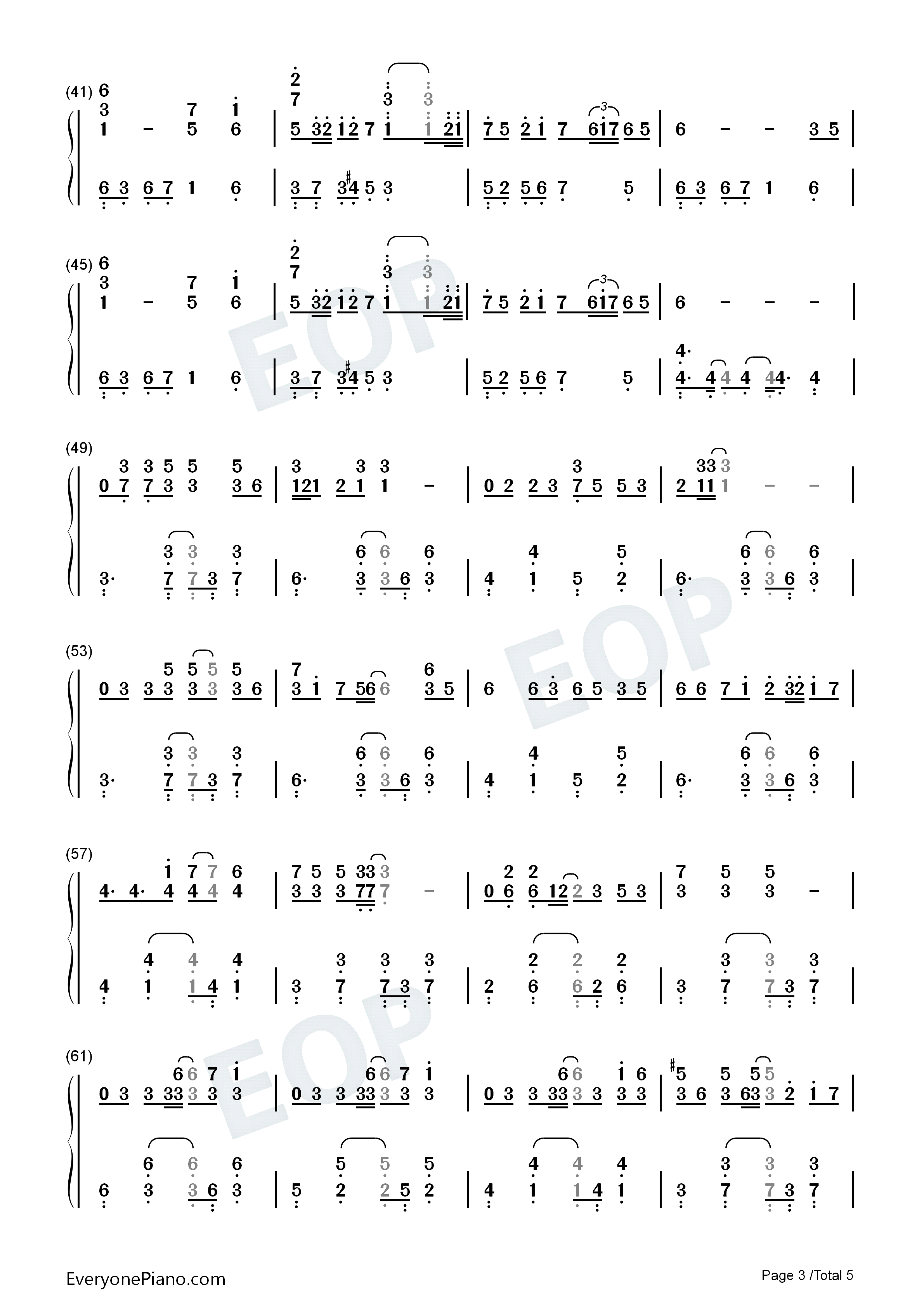 花びらの刻钢琴简谱_吉冈亚衣加演唱