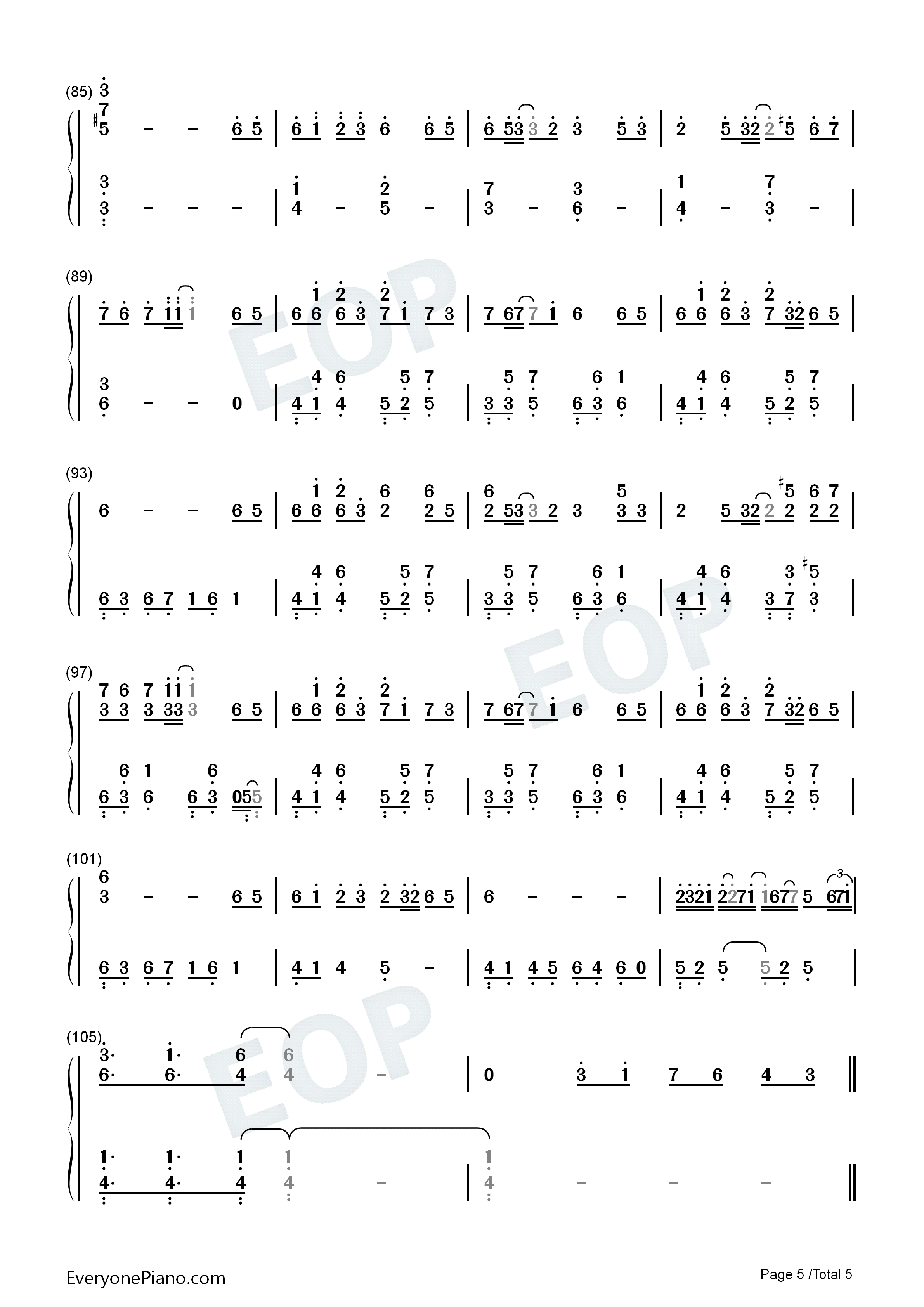 花びらの刻钢琴简谱_吉冈亚衣加演唱