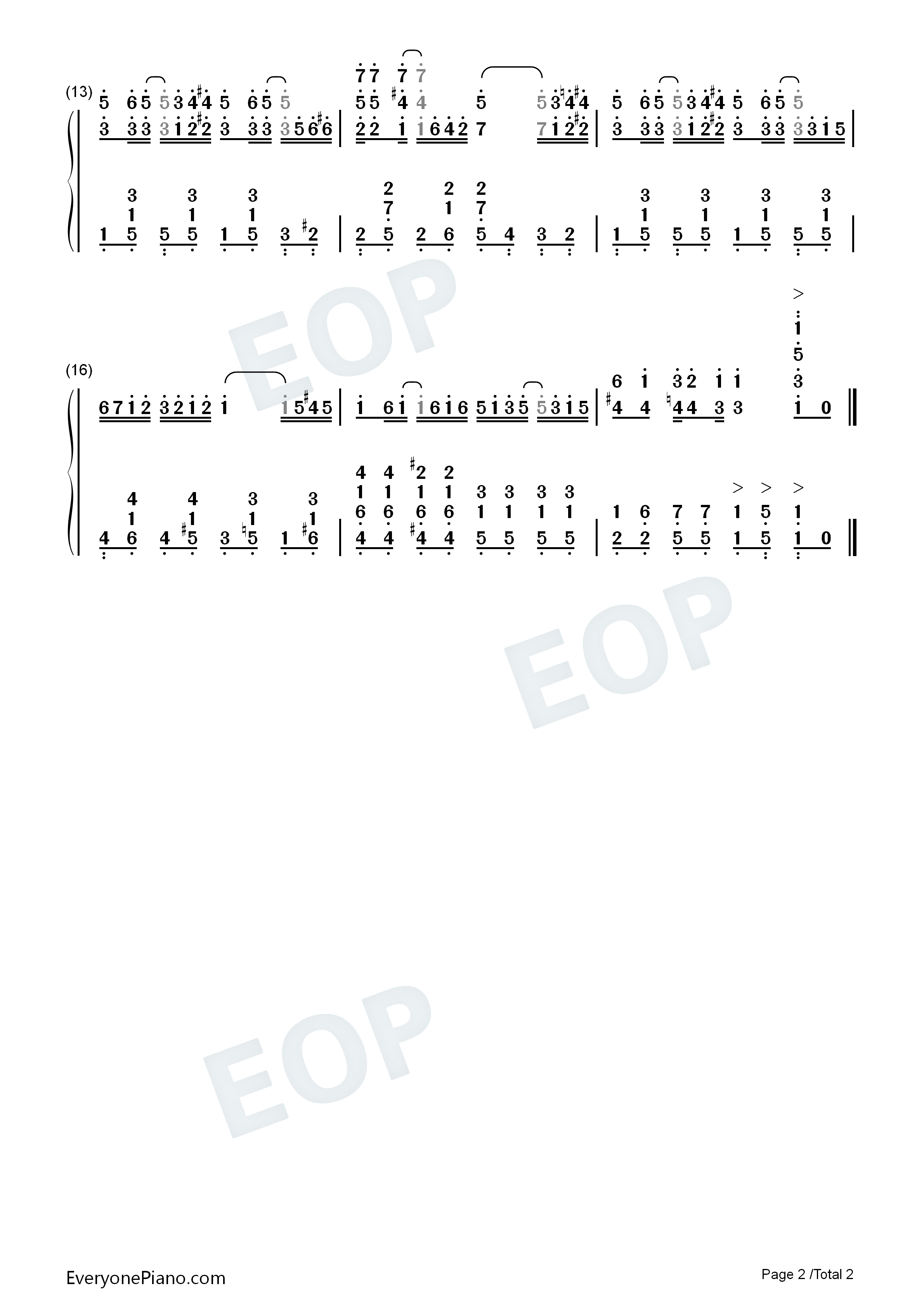 The_Entertainer钢琴简谱_Scott_Joplin演唱