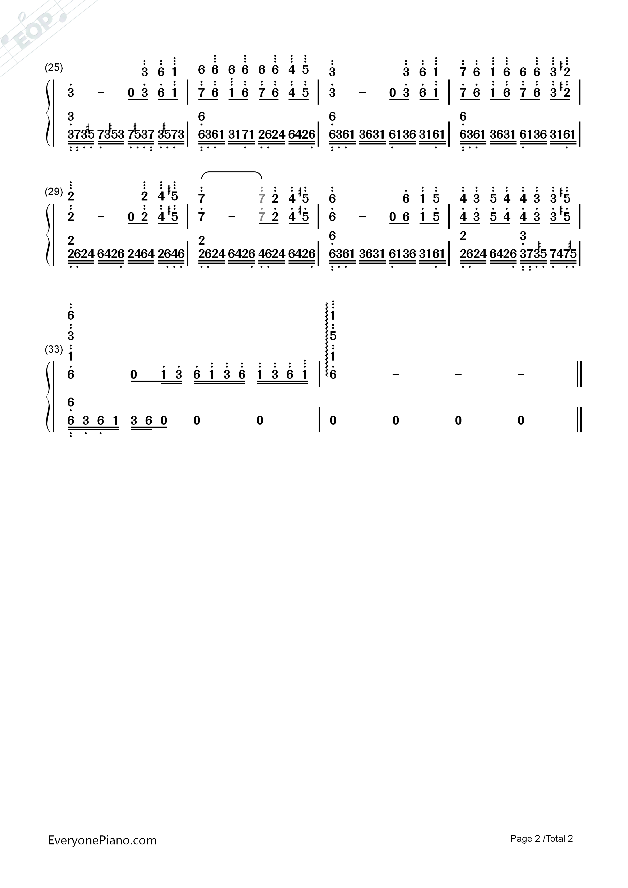 Speak_Softly_Love钢琴简谱_Andy_Williams演唱