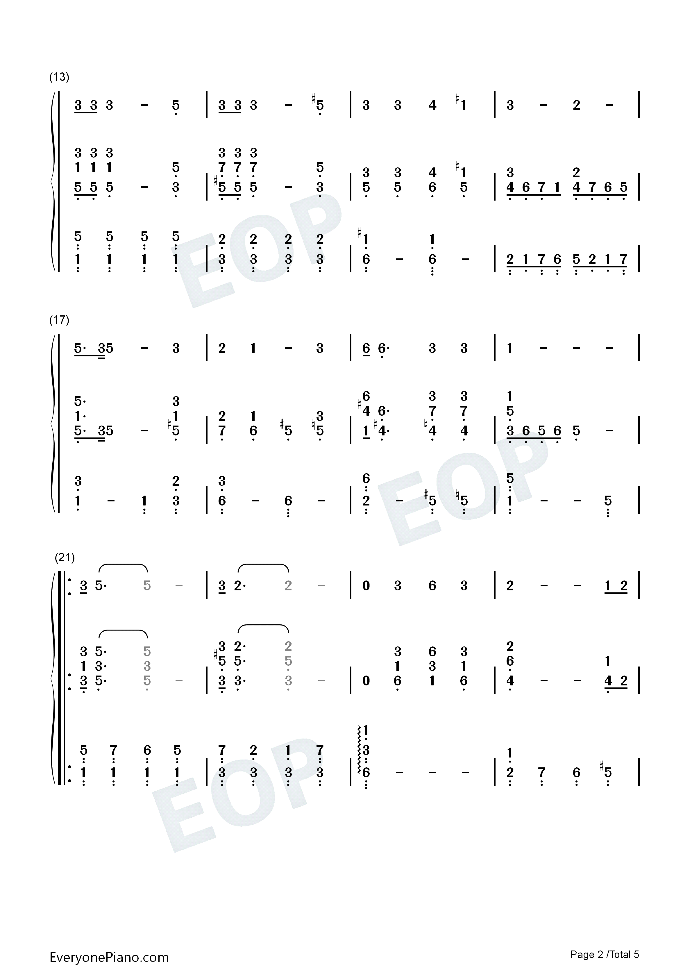 Georgia_On_My_Mind钢琴简谱_Ray_Charles演唱