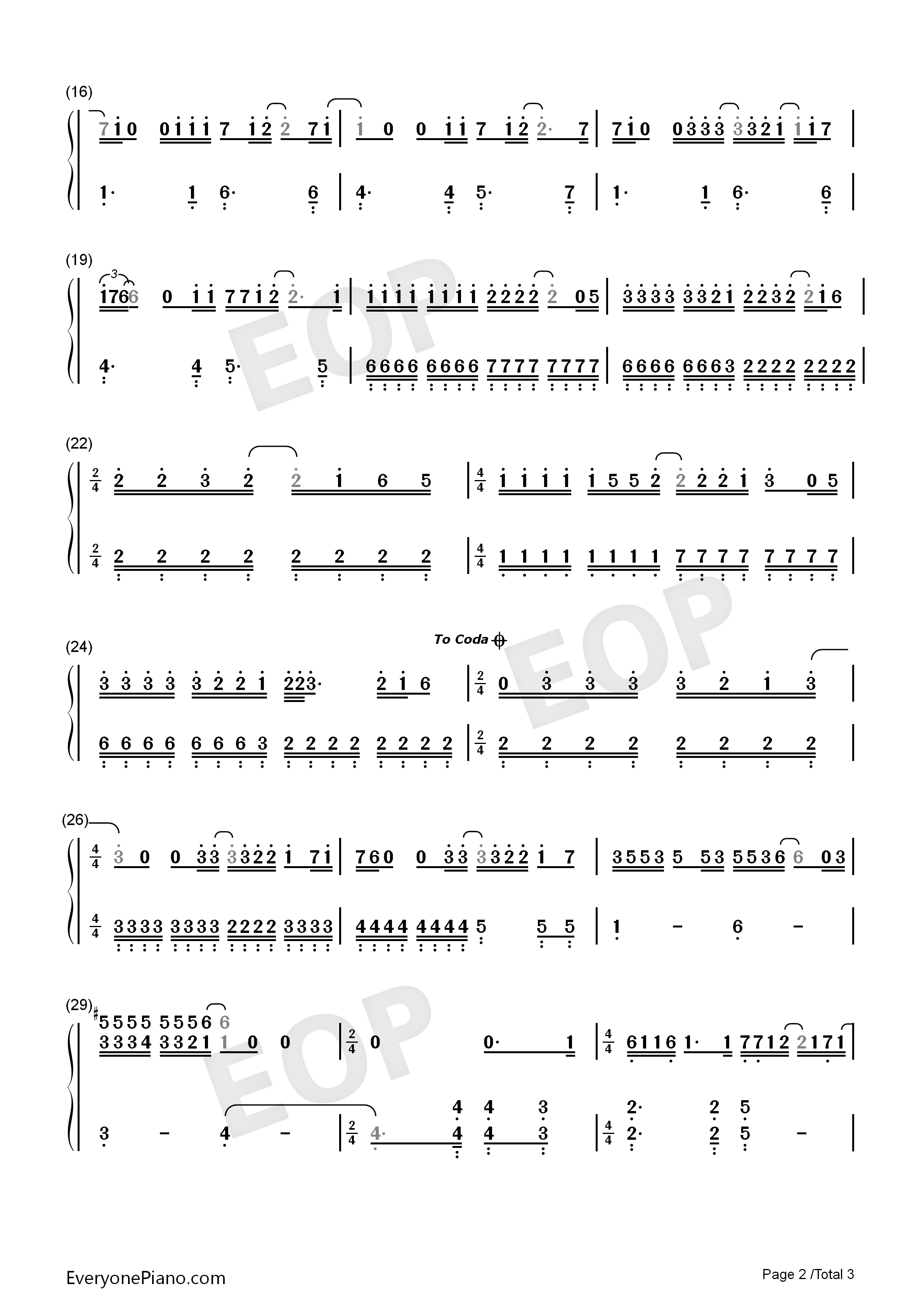 Total_Eclipse_of_the_Heart钢琴简谱_Bonnie_Tyler演唱