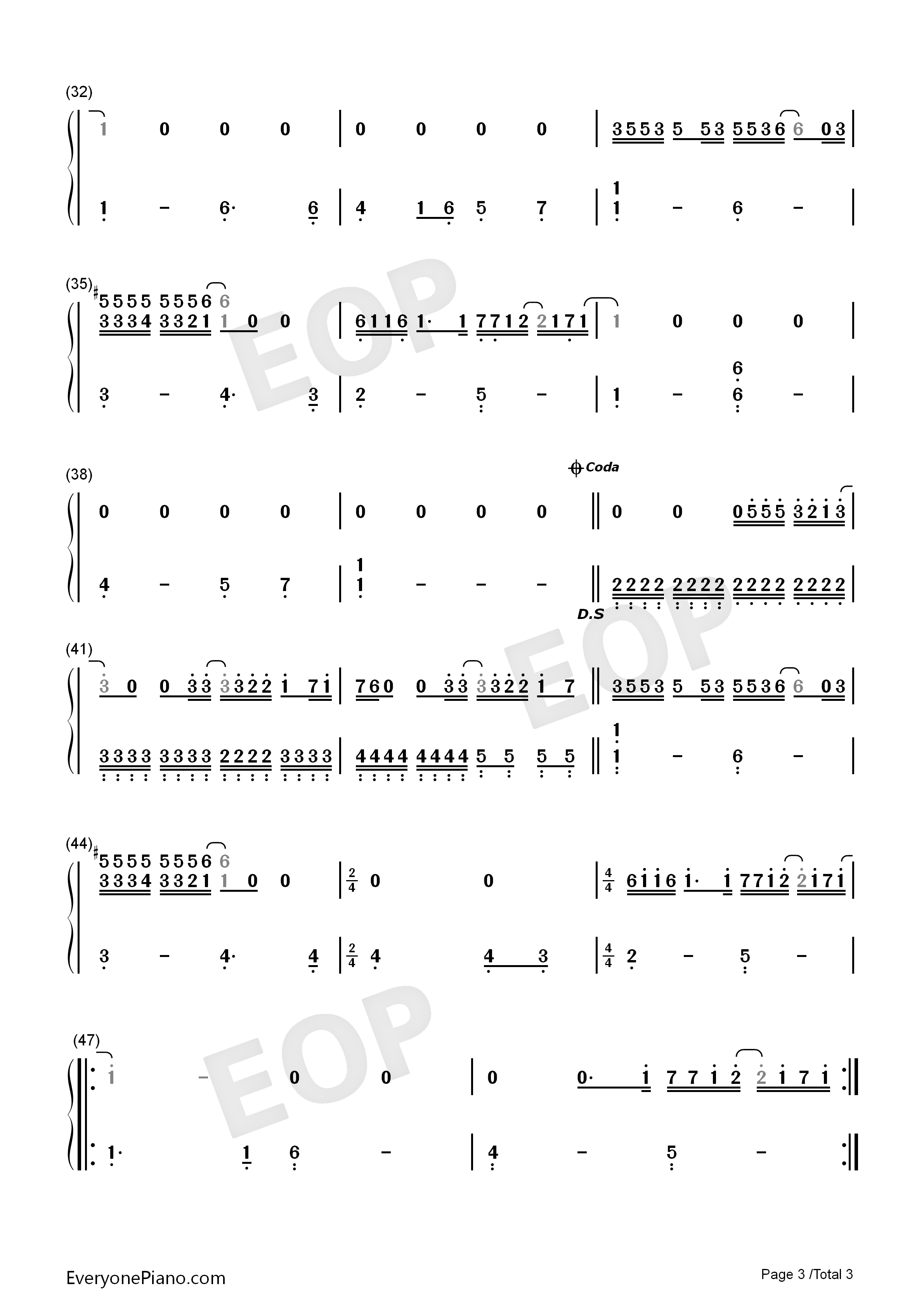 Total_Eclipse_of_the_Heart钢琴简谱_Bonnie_Tyler演唱