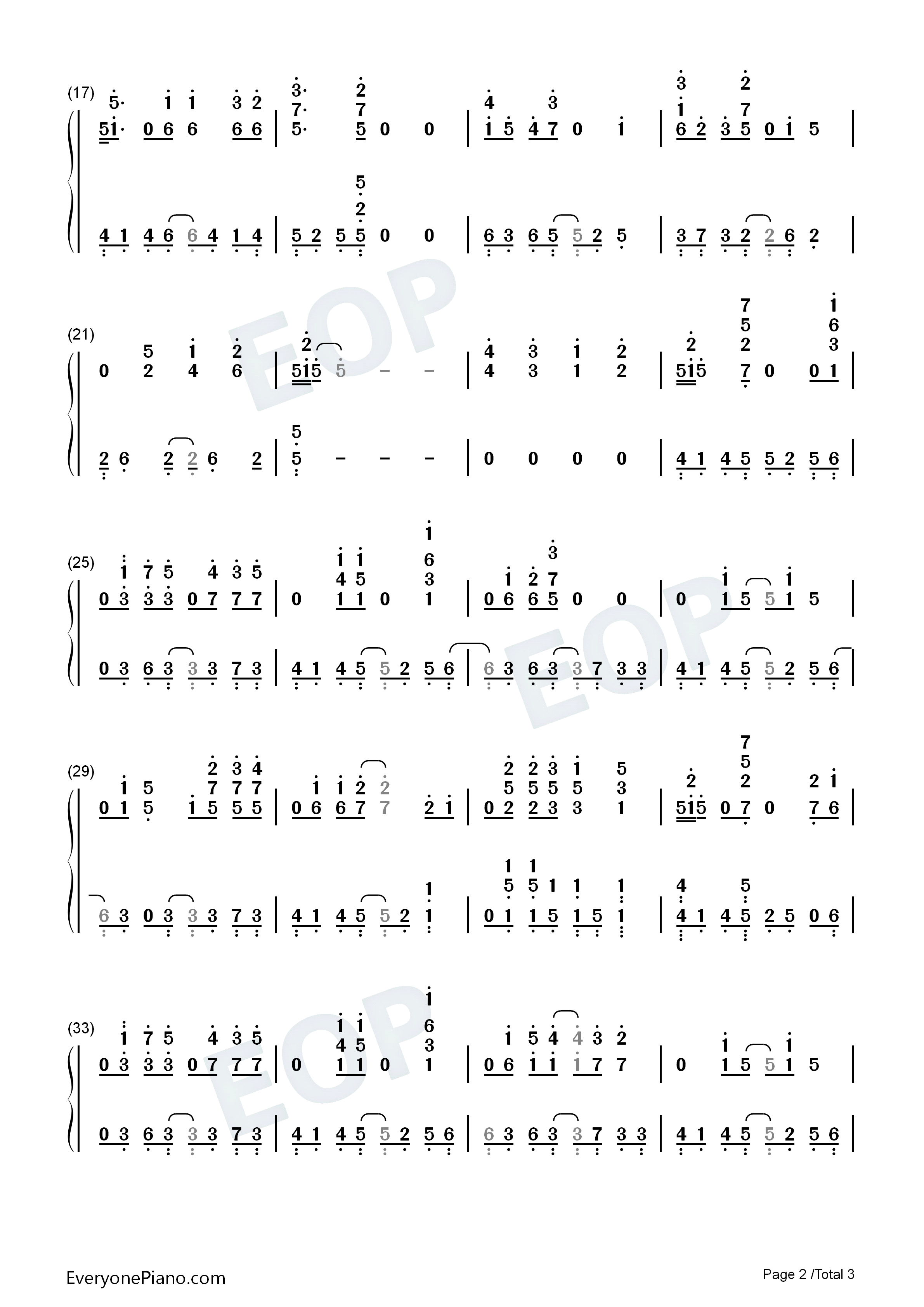 ebb_and_flow钢琴简谱_Ray演唱