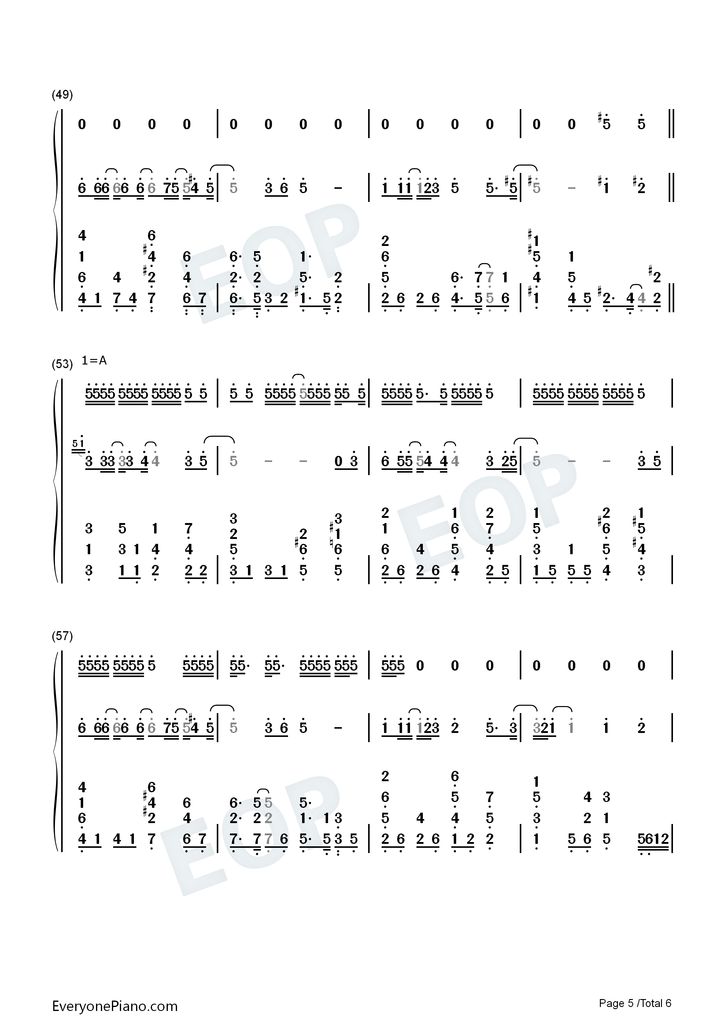 Marry_U钢琴简谱_Super_Junior演唱