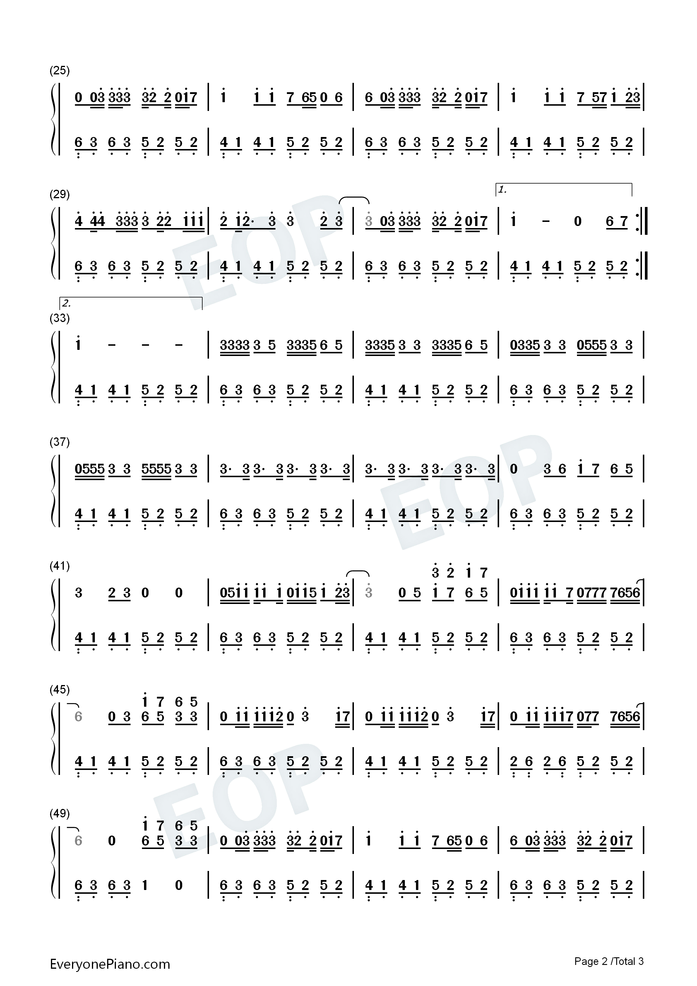 Tell_Me_Goodbye钢琴简谱_BIGBAN演唱