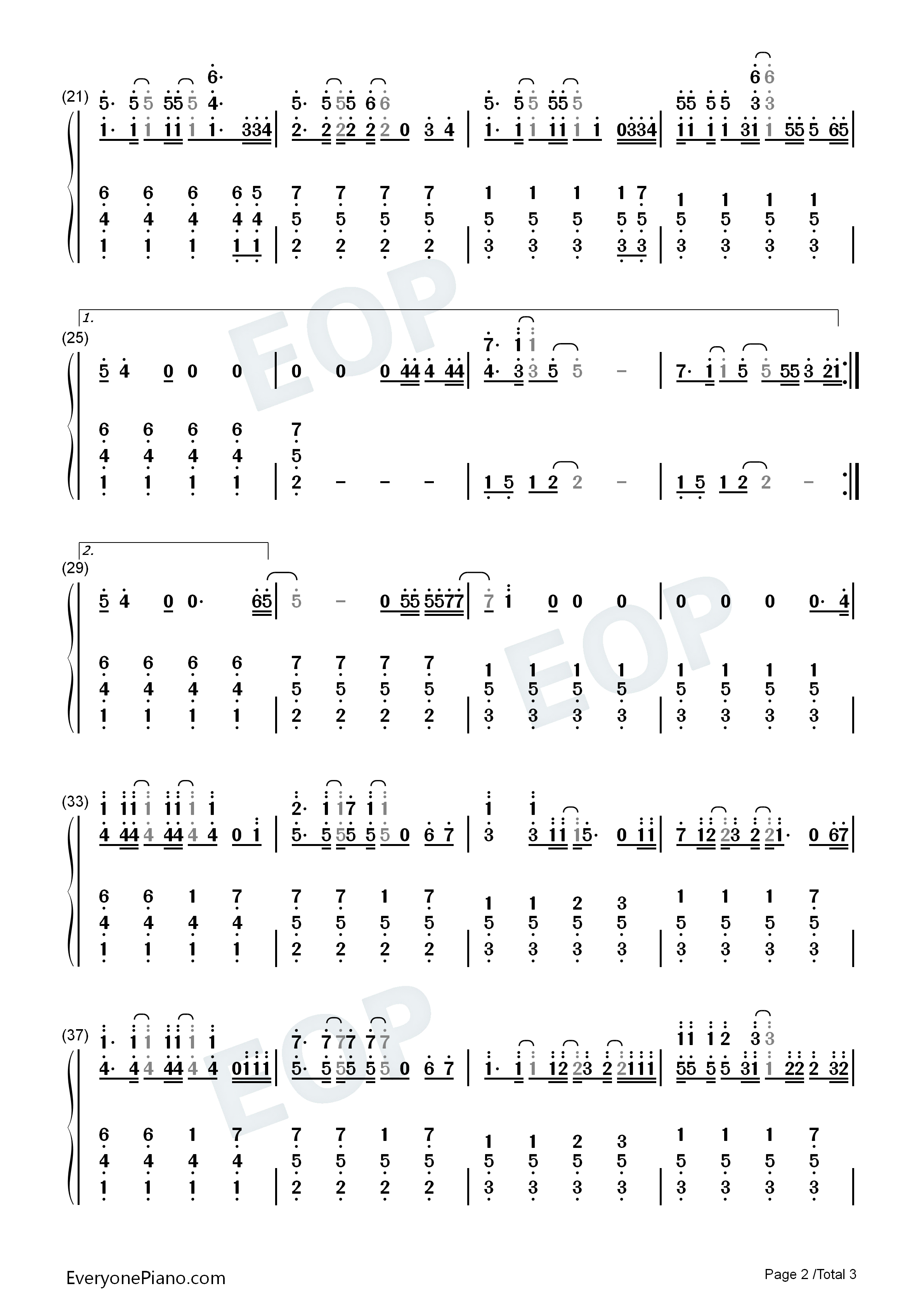 I_Can_Only_Imagine钢琴简谱_MercyMe演唱