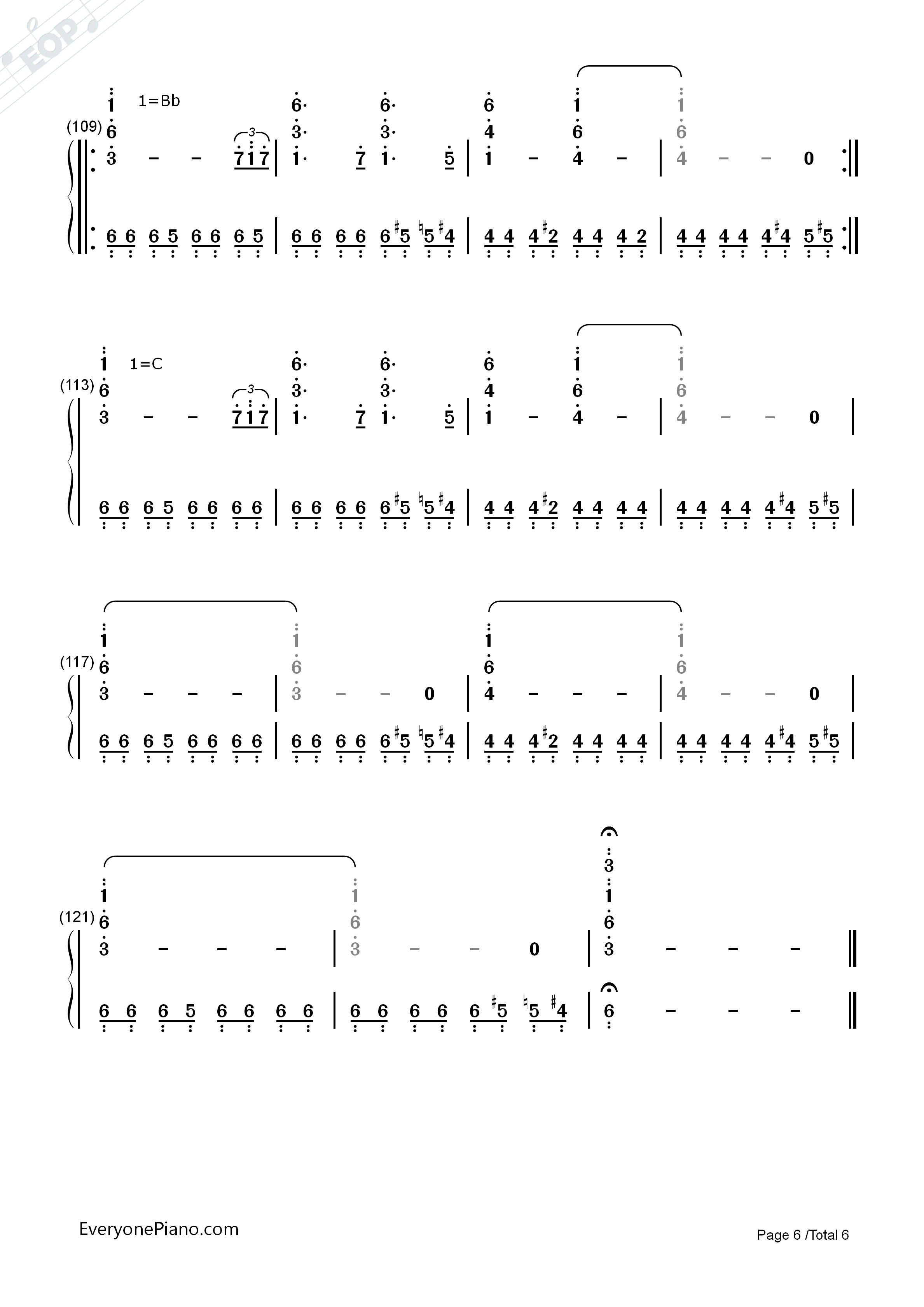 The_Phantom_of_the_Opera钢琴简谱_Emmy_Rossum_&_Gerard_Butler演唱