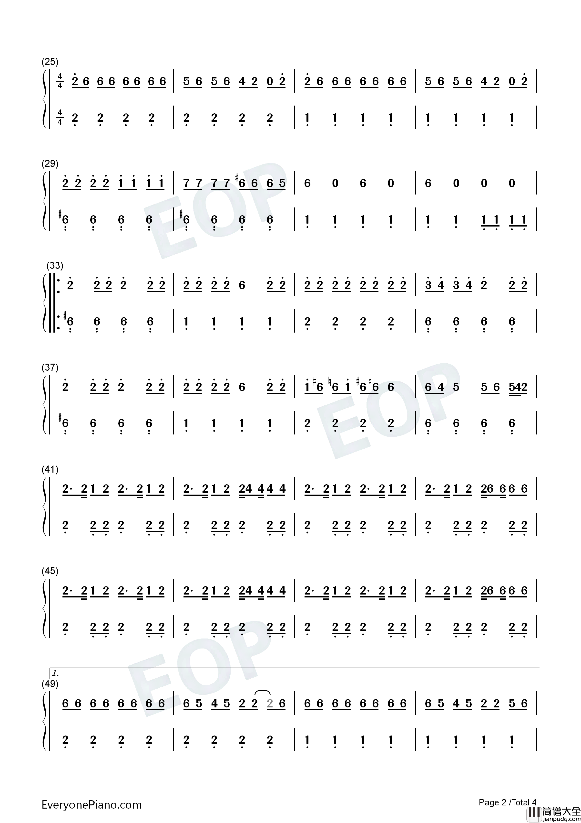 BONAMANA钢琴简谱_Super_Junior演唱