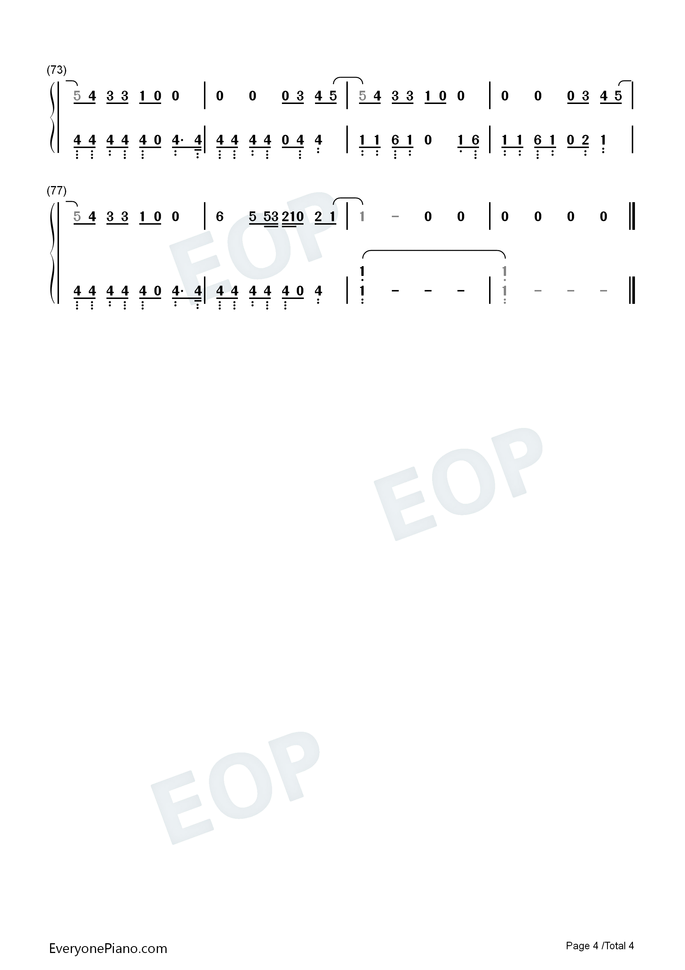 You'll_Be_in_My_Heart钢琴简谱_Phil_Collins演唱