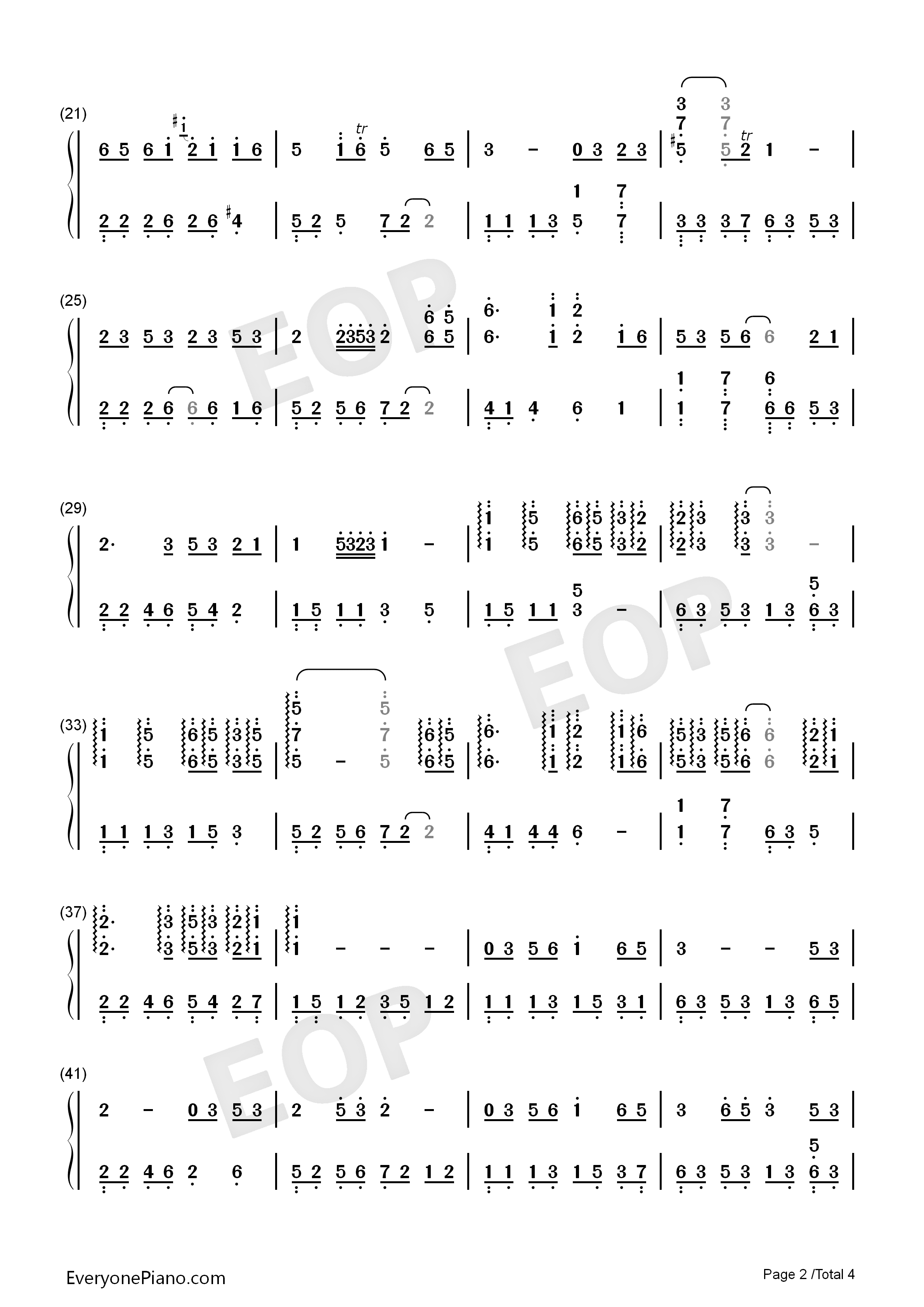 有谁共鸣钢琴简谱_张国荣演唱
