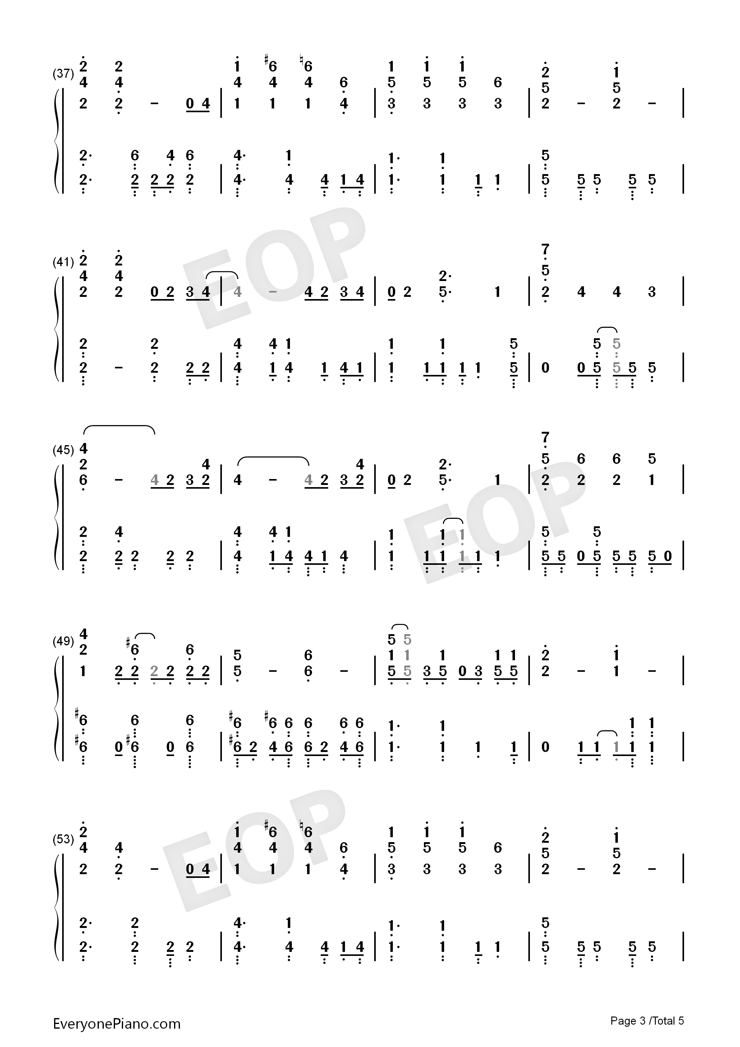 What_I've_Done钢琴简谱_Linkin_Park演唱