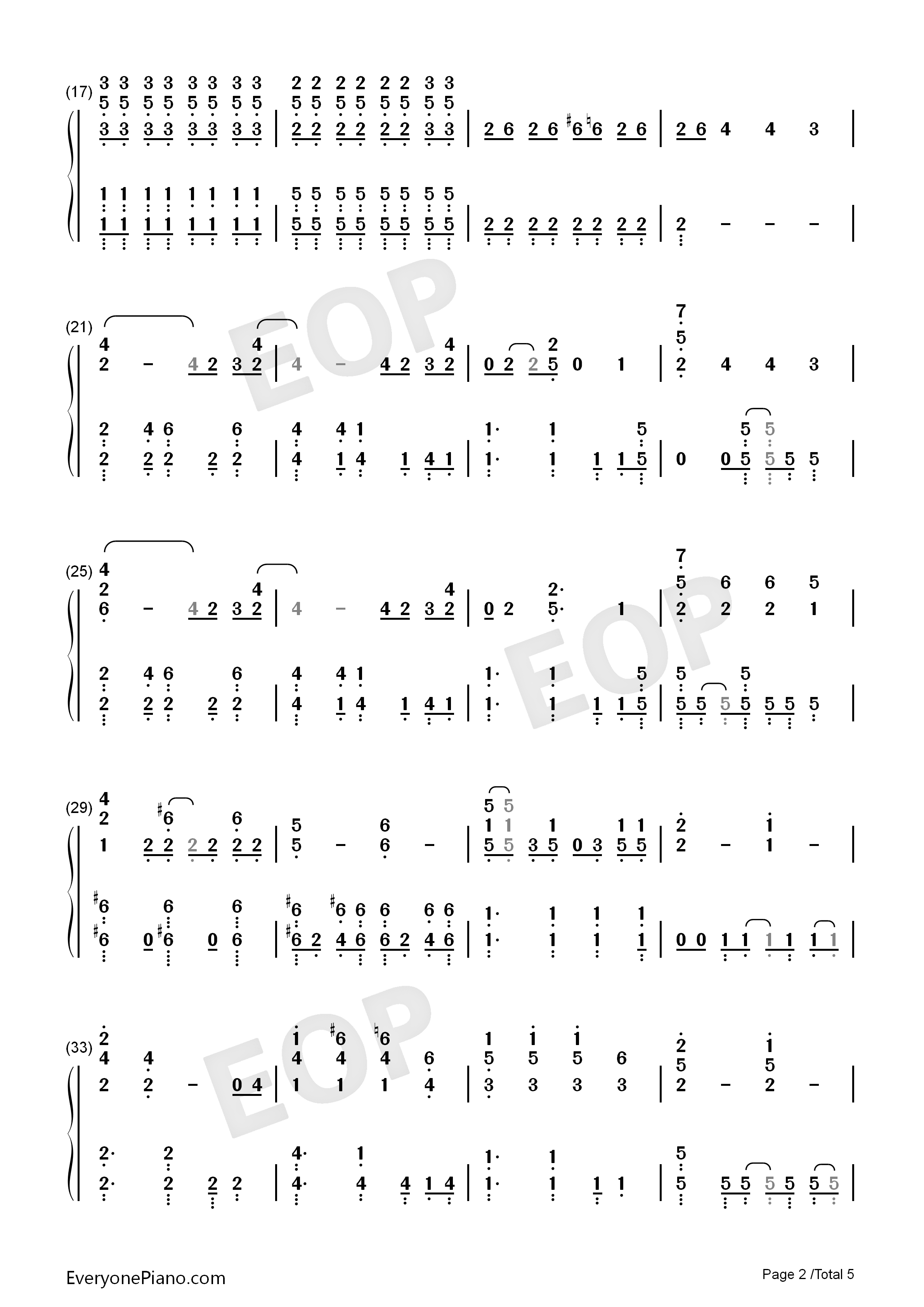 What_I've_Done钢琴简谱_Linkin_Park演唱