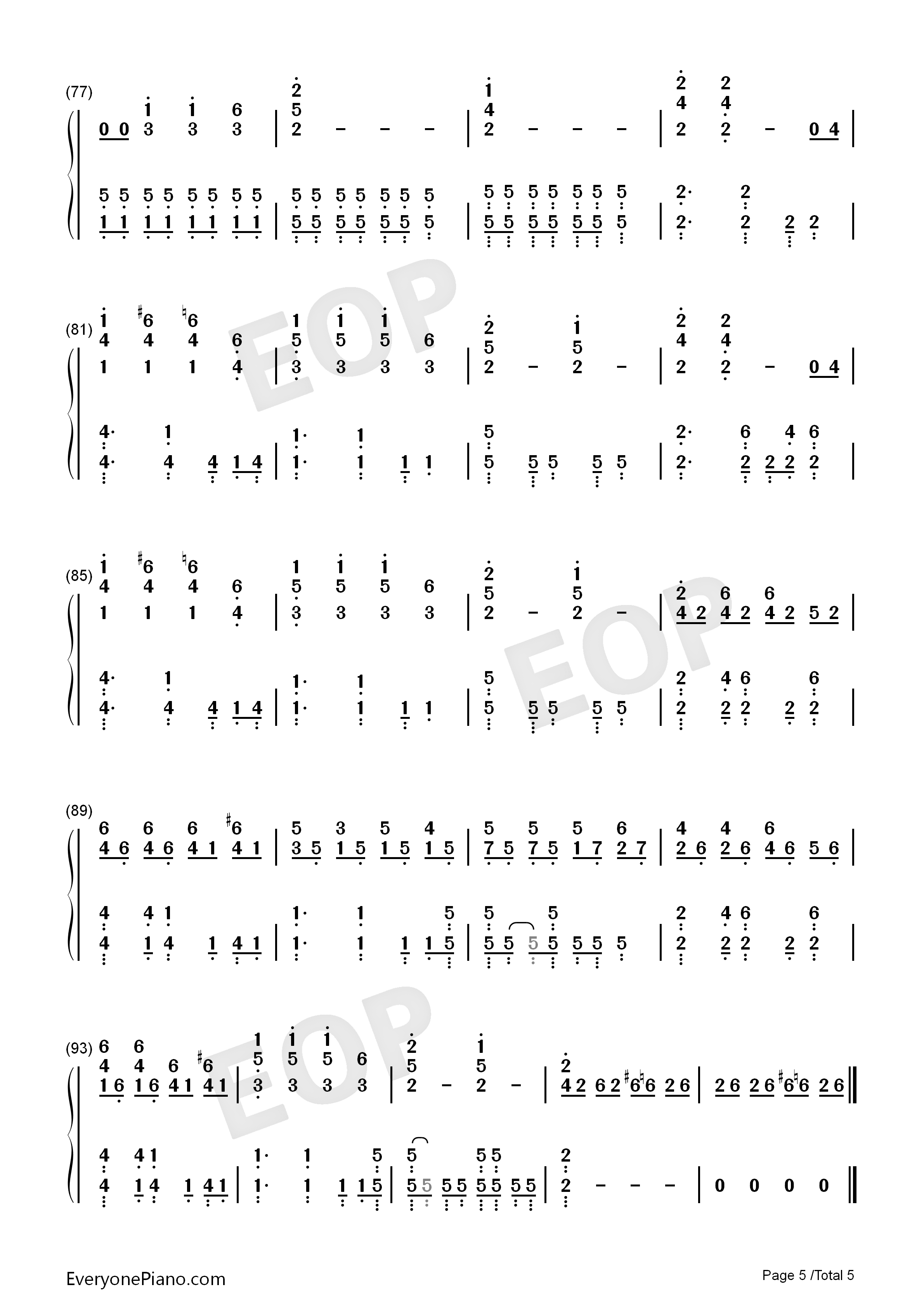 What_I've_Done钢琴简谱_Linkin_Park演唱