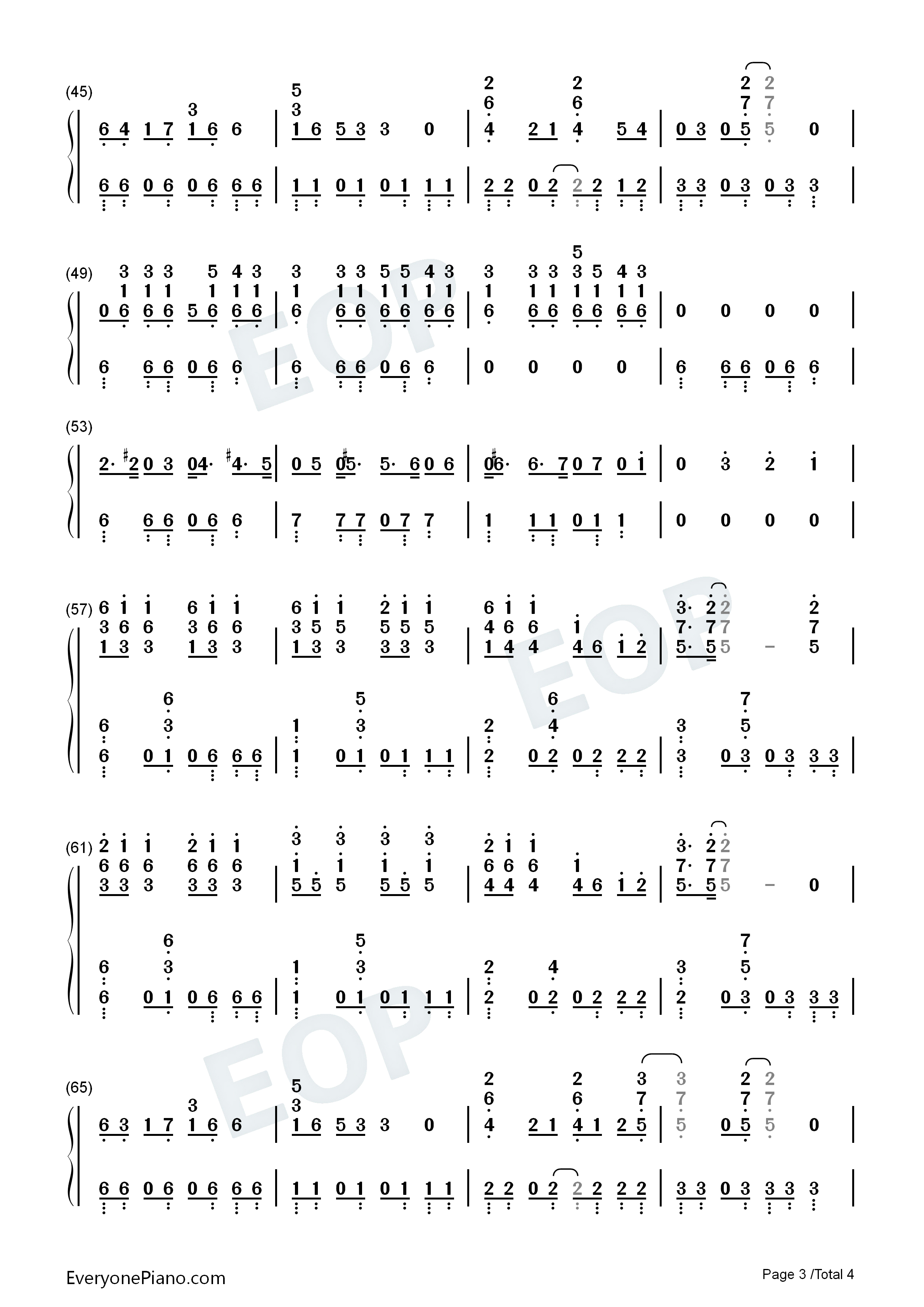 Sexy_Love钢琴简谱_T_ara演唱