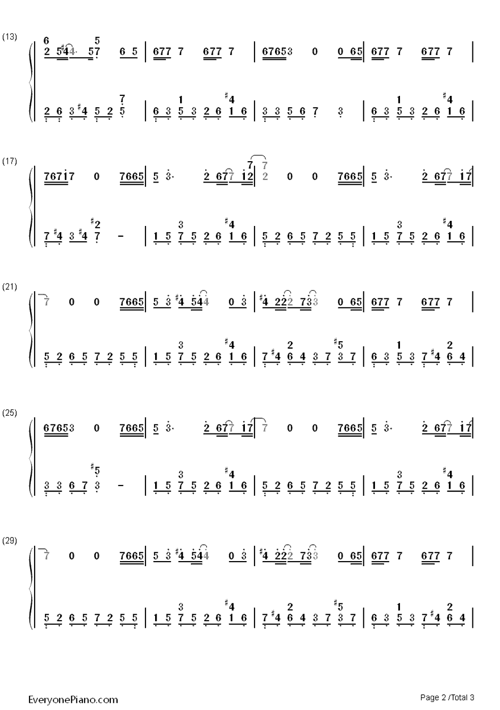 剑伤钢琴简谱_李易峰演唱