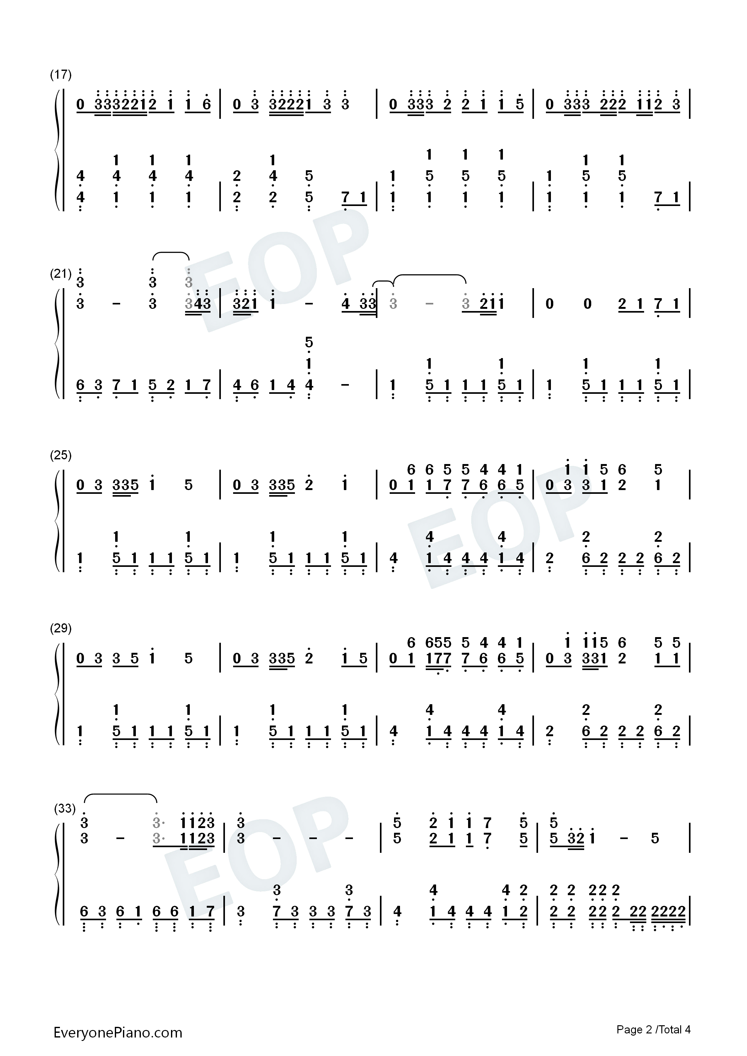 The_Climb钢琴简谱_Miley_Cyrus演唱