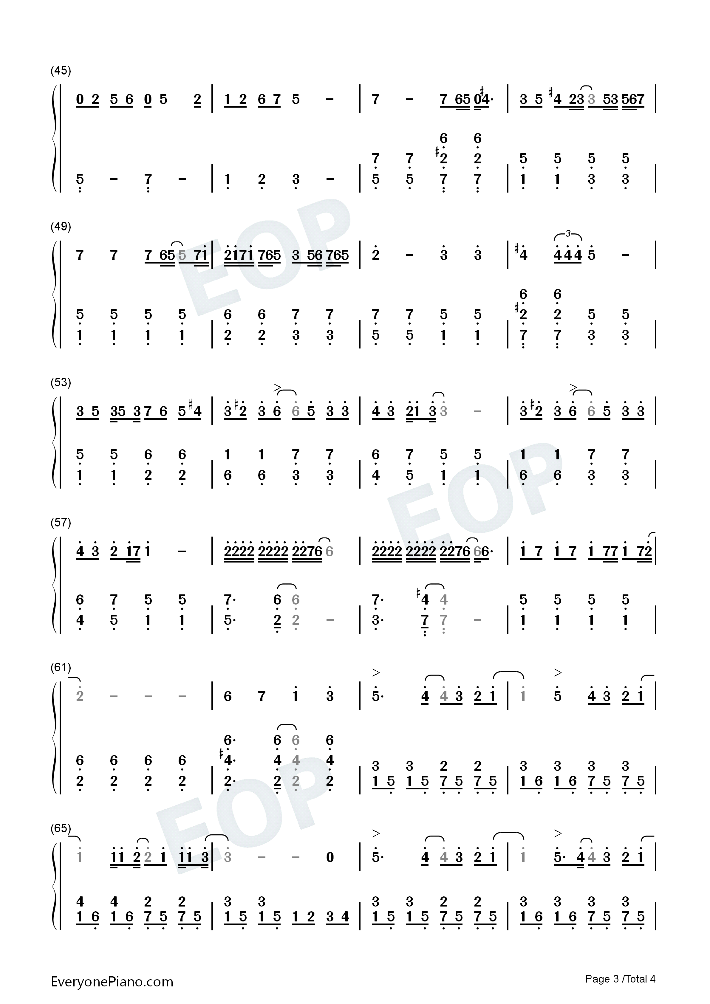 Free_Magic钢琴简谱_WAG演唱