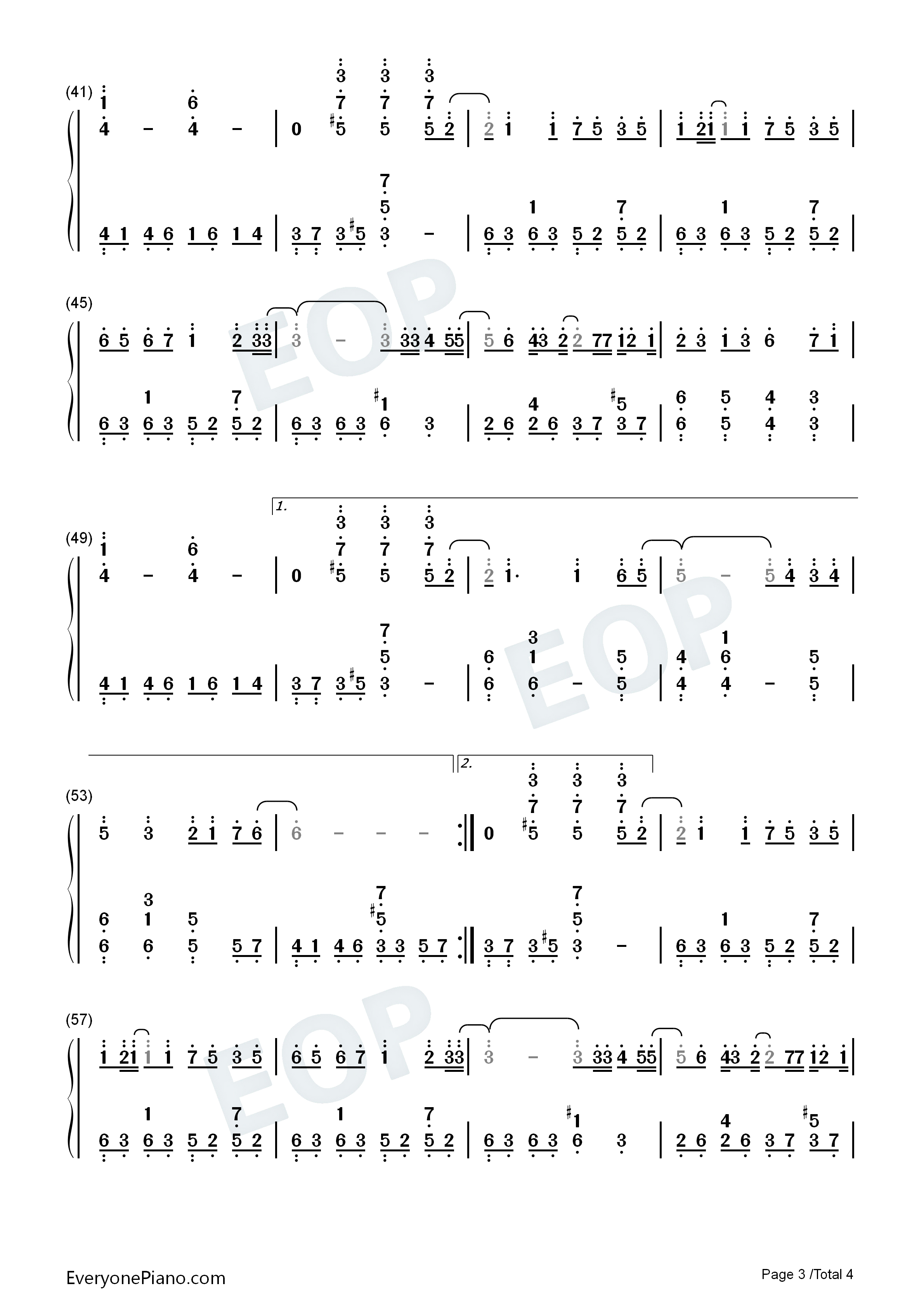 Automatic钢琴简谱_宇多田光演唱