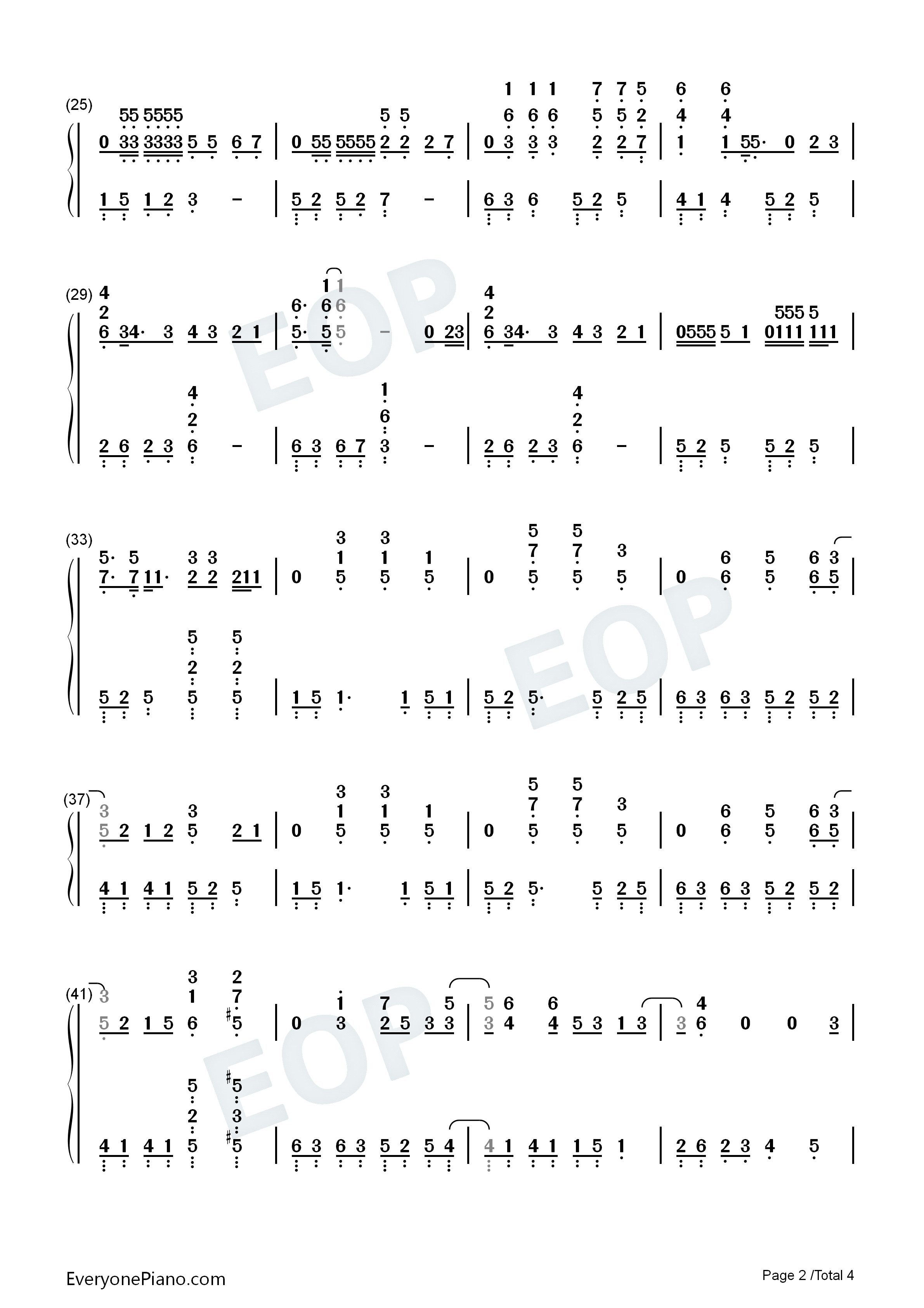 trust_you钢琴简谱_伊藤由奈演唱