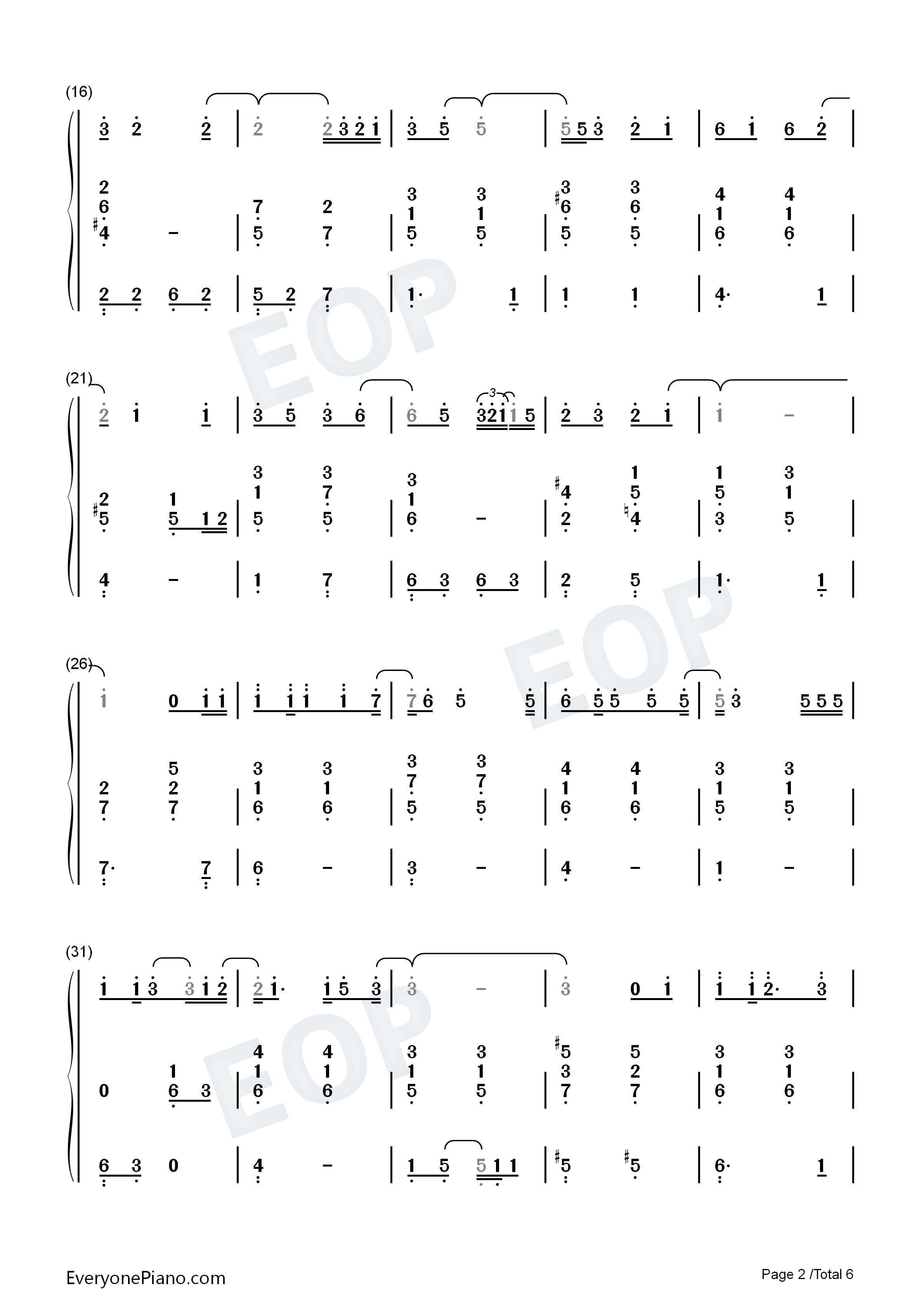 Desperado钢琴简谱_藤田惠美演唱