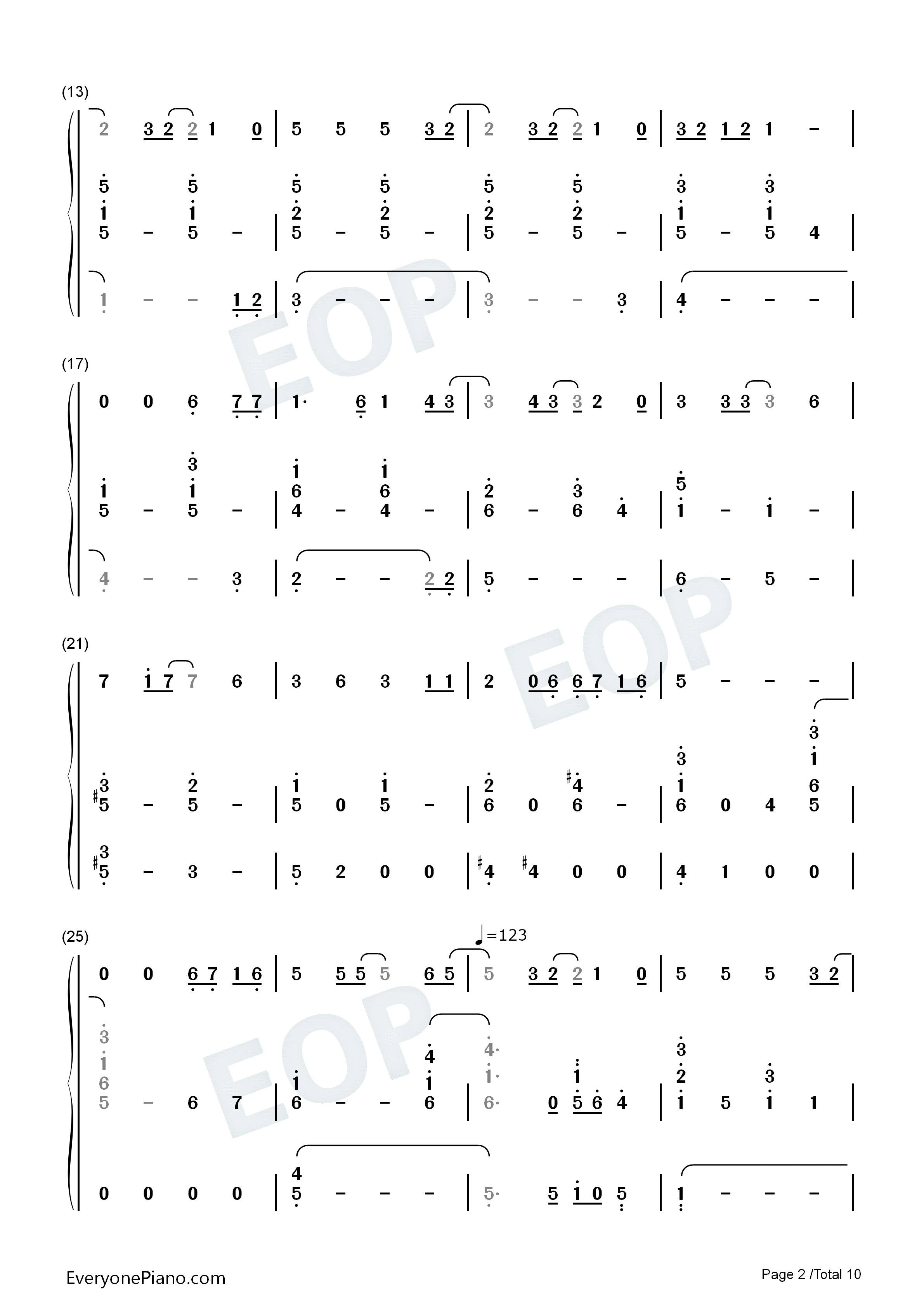君がいたから〜eternal_way〜钢琴简谱_YeLLOW_Generation演唱