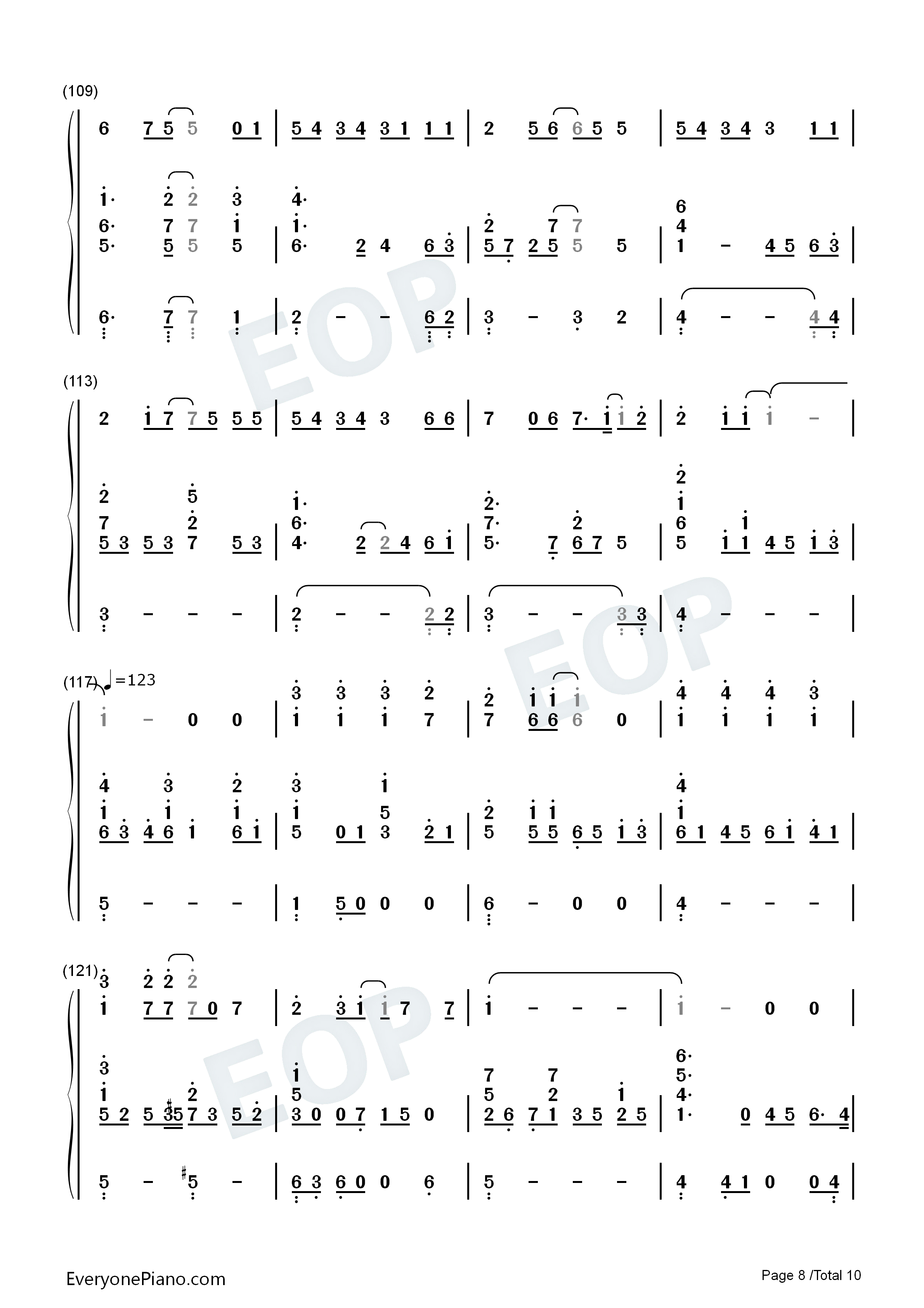 君がいたから〜eternal_way〜钢琴简谱_YeLLOW_Generation演唱
