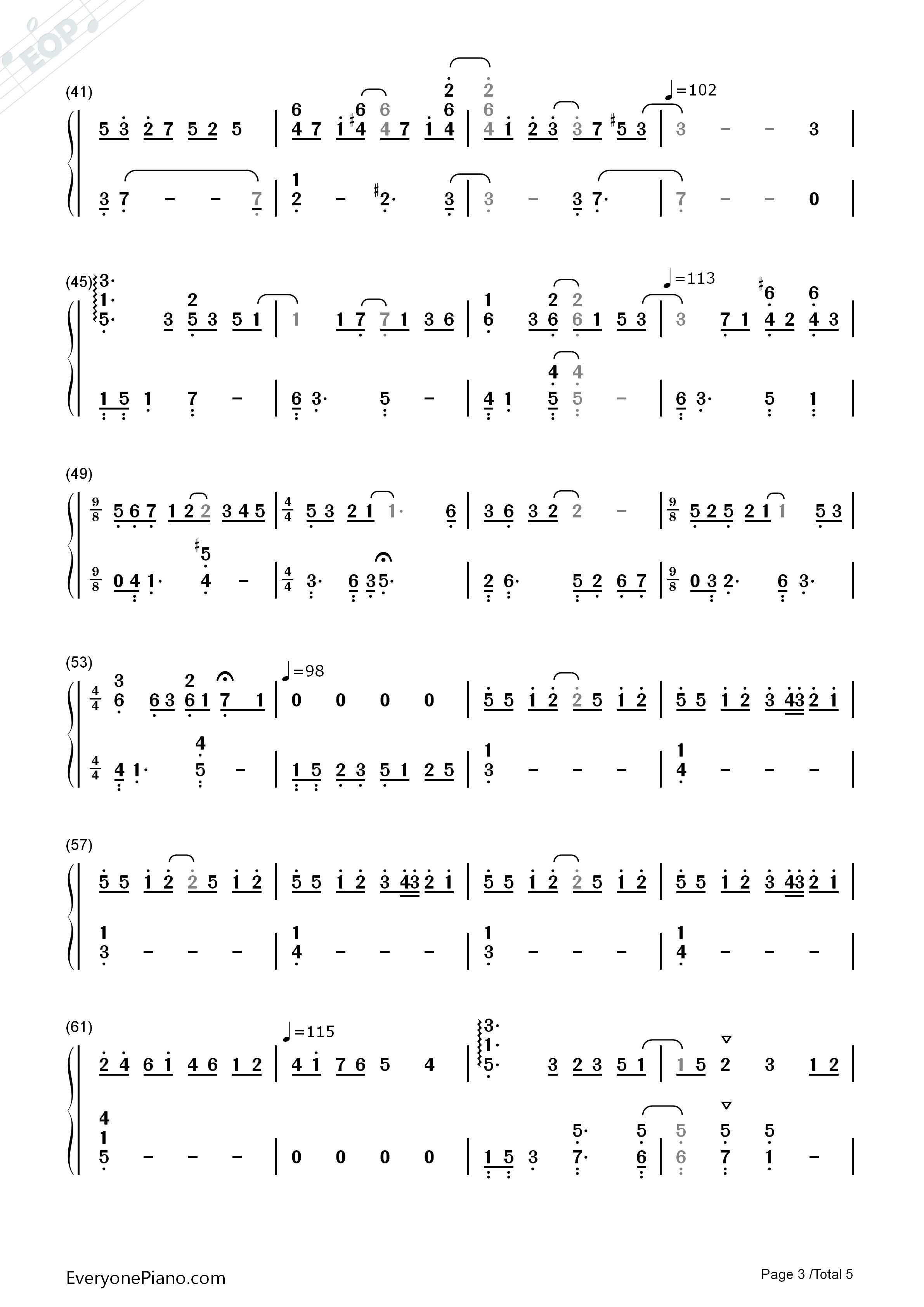 My_Sweet_Valentine钢琴简谱_藤崎诗织演唱