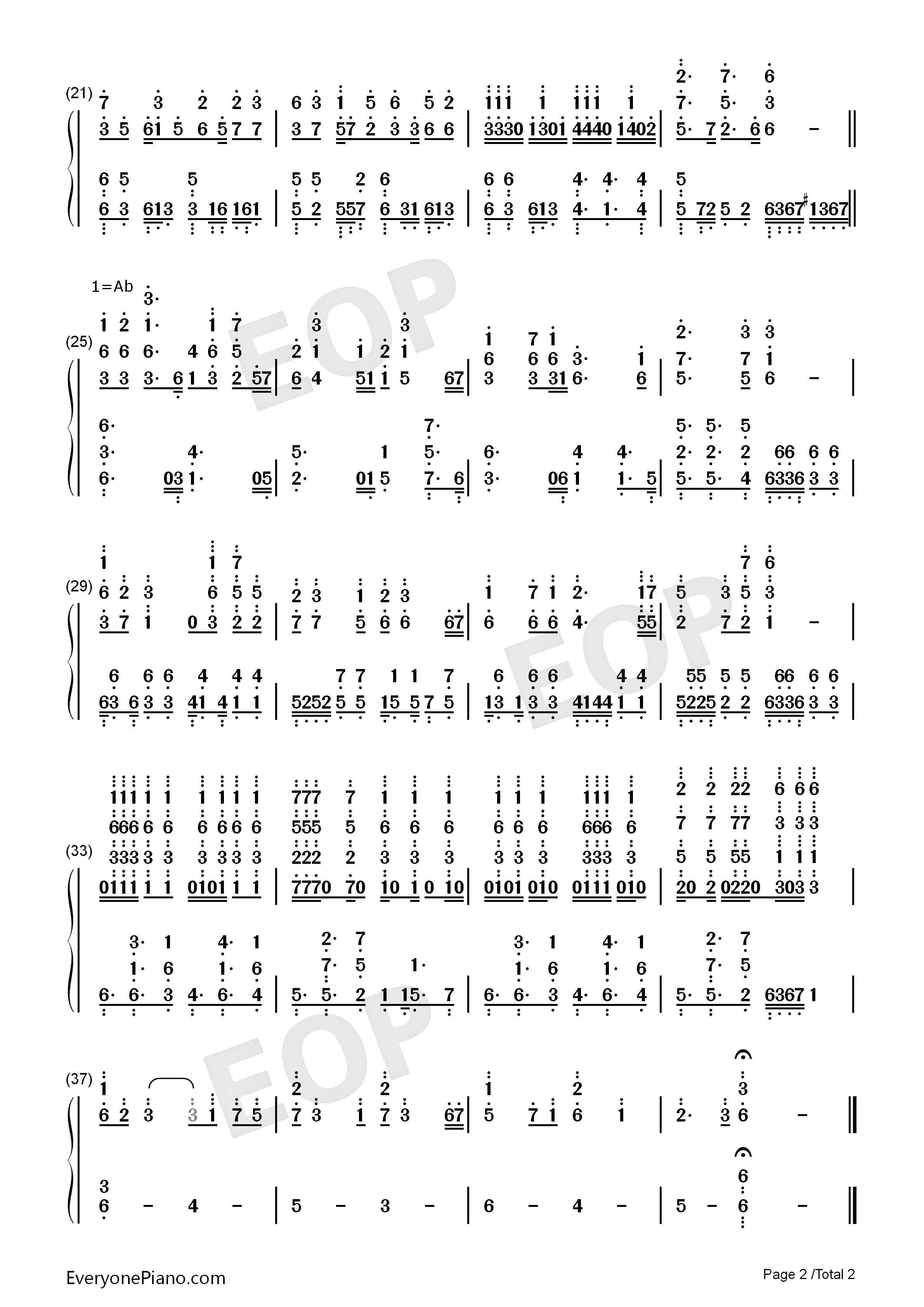 Theme_of_SSS钢琴简谱_麻枝准演唱