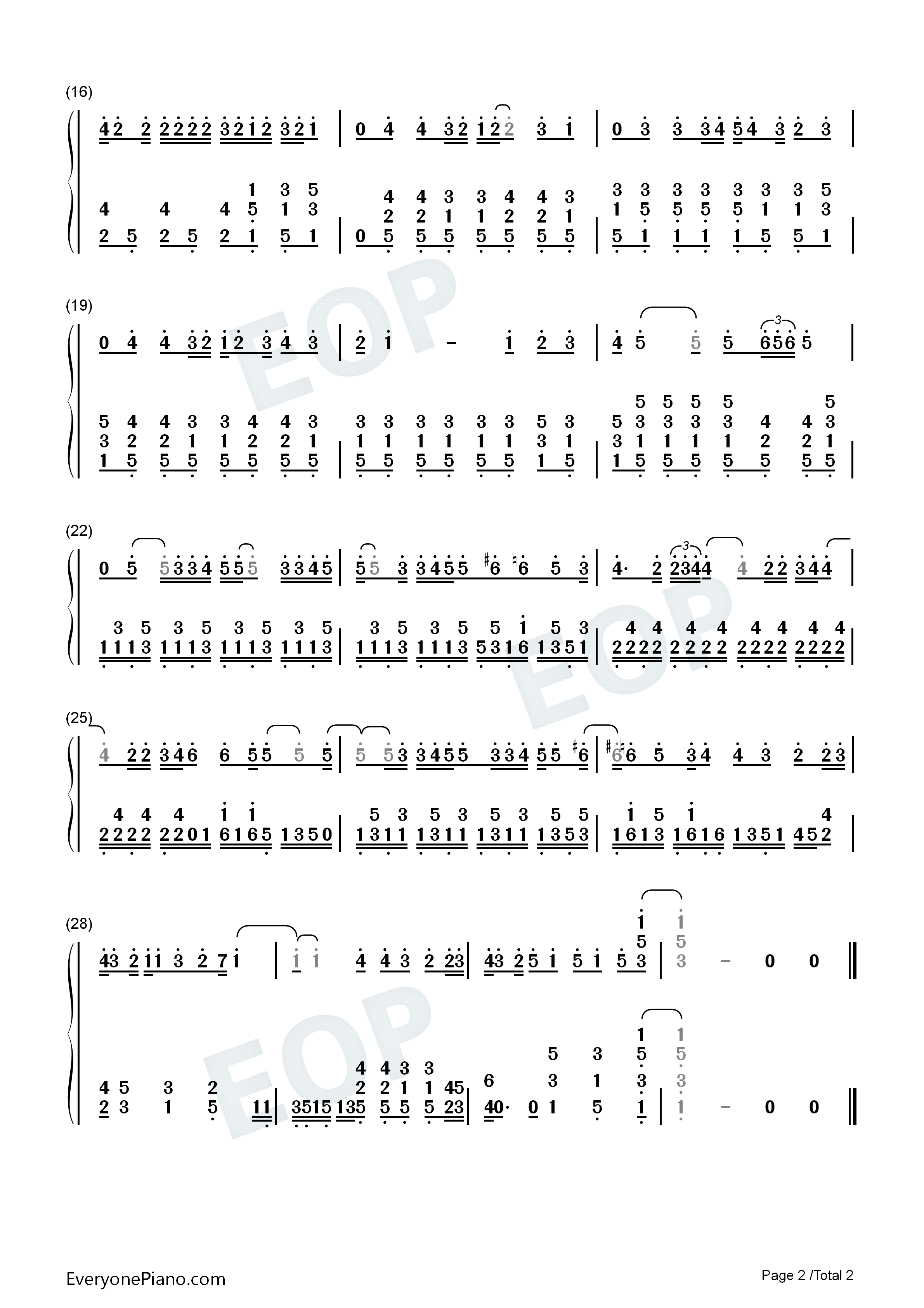 Perfect钢琴简谱_麻生夏子演唱