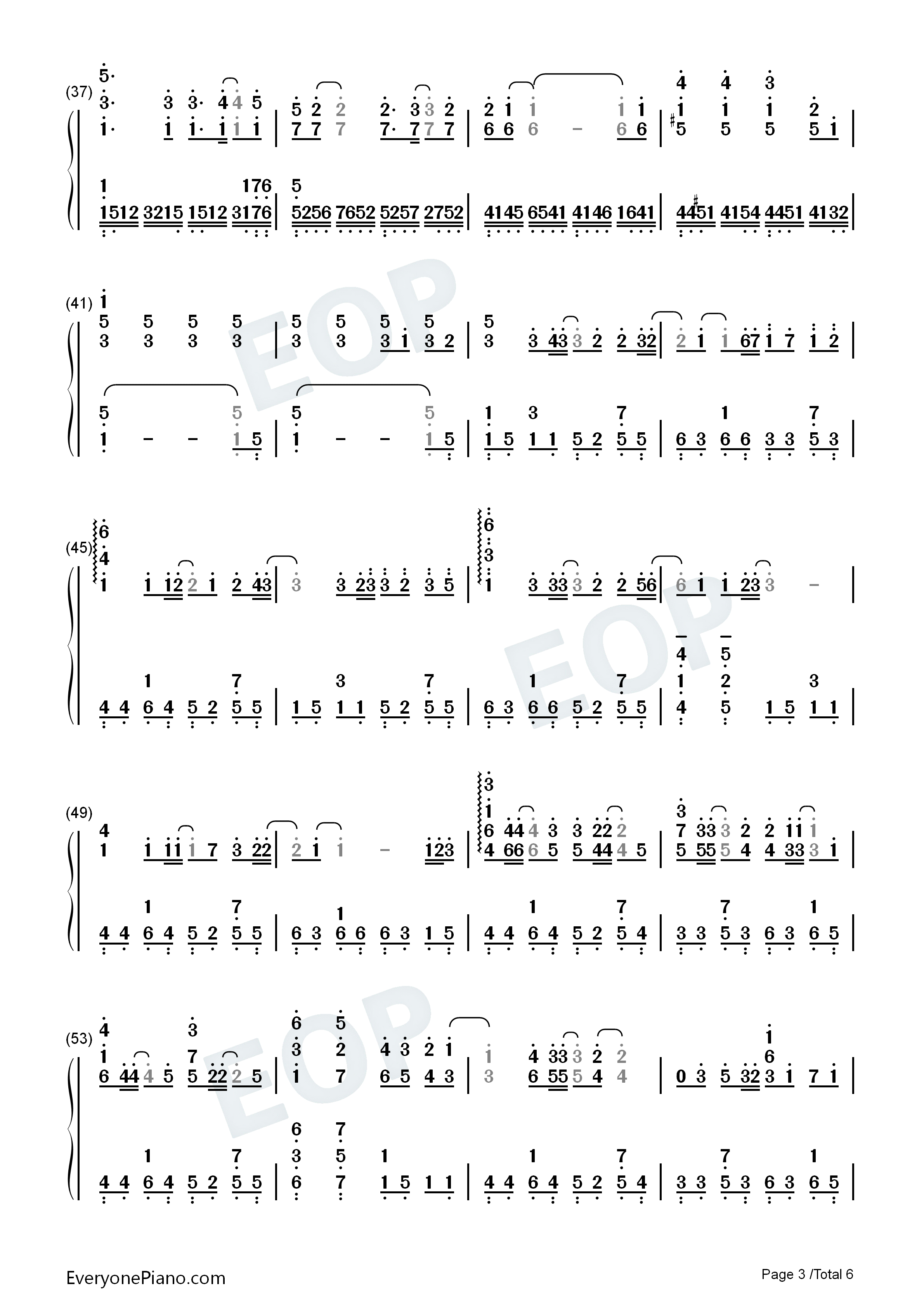 忘れ咲き钢琴简谱_GARNET_CROW演唱