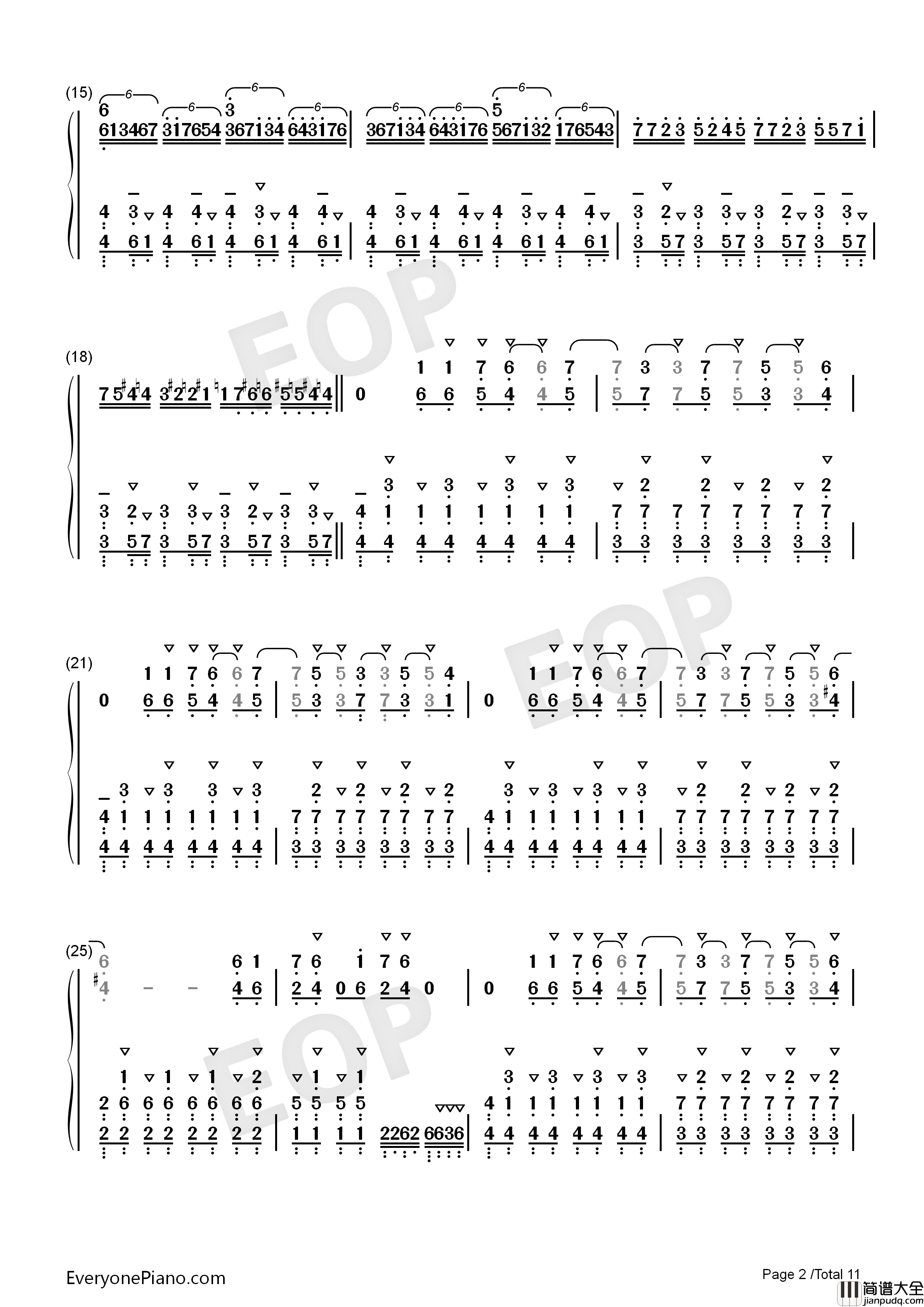 ココロ钢琴简谱_镜音リン演唱