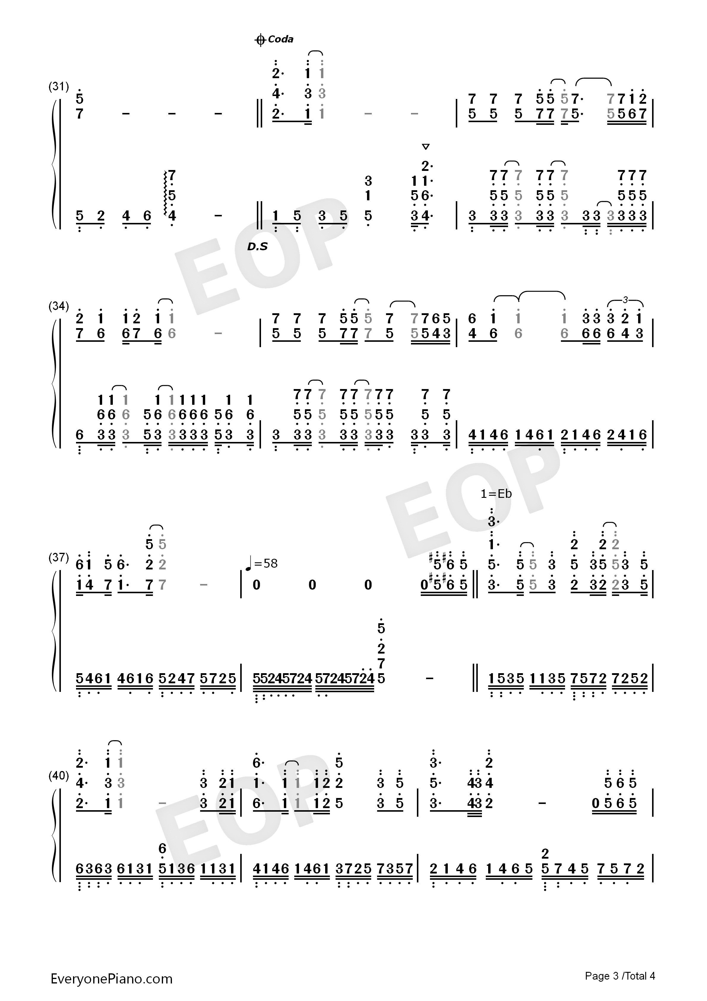 泪海钢琴简谱_许茹芸演唱