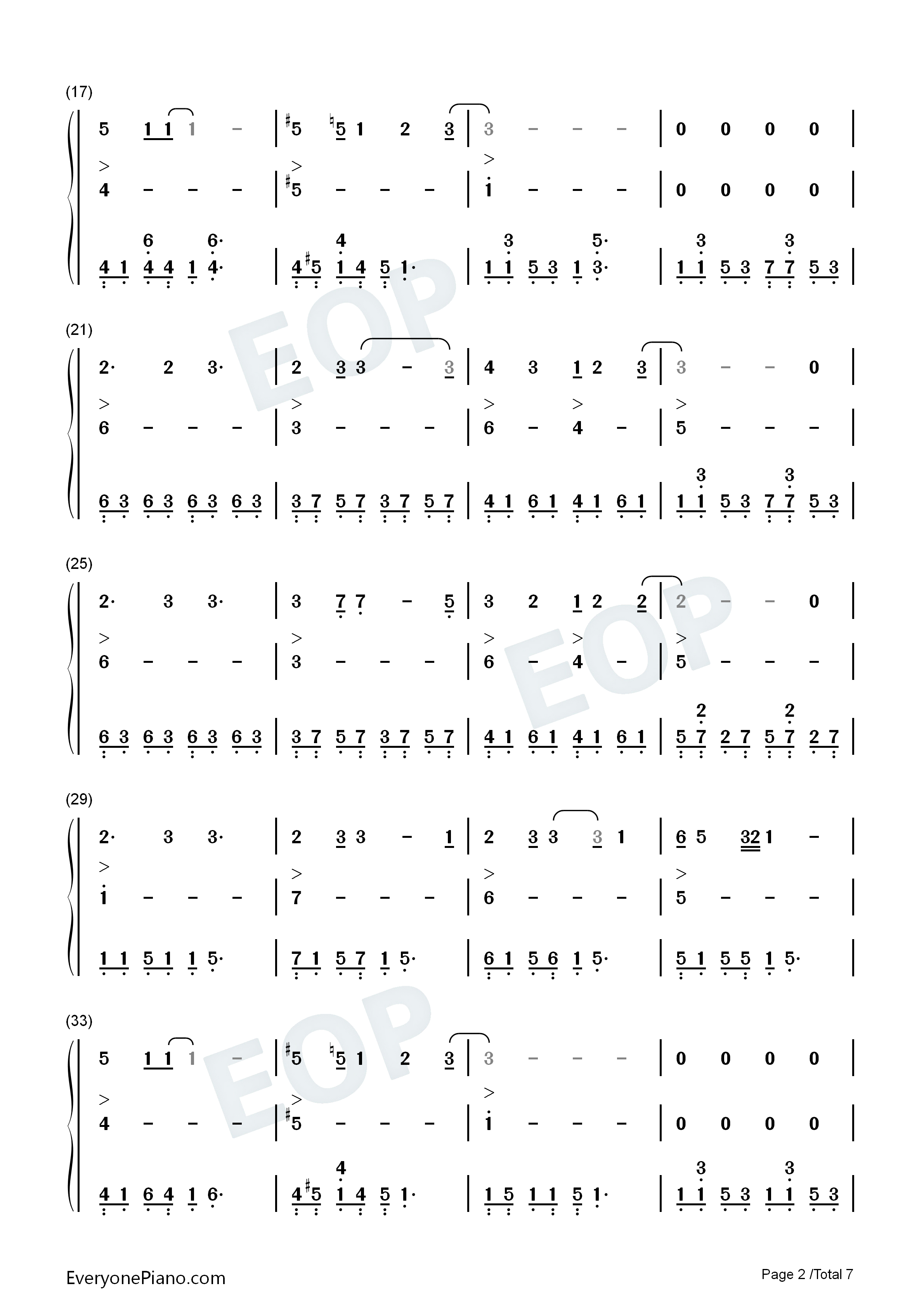 Wake_Me_Up_When_September_Ends钢琴简谱_Green_Day（绿日乐队）演唱