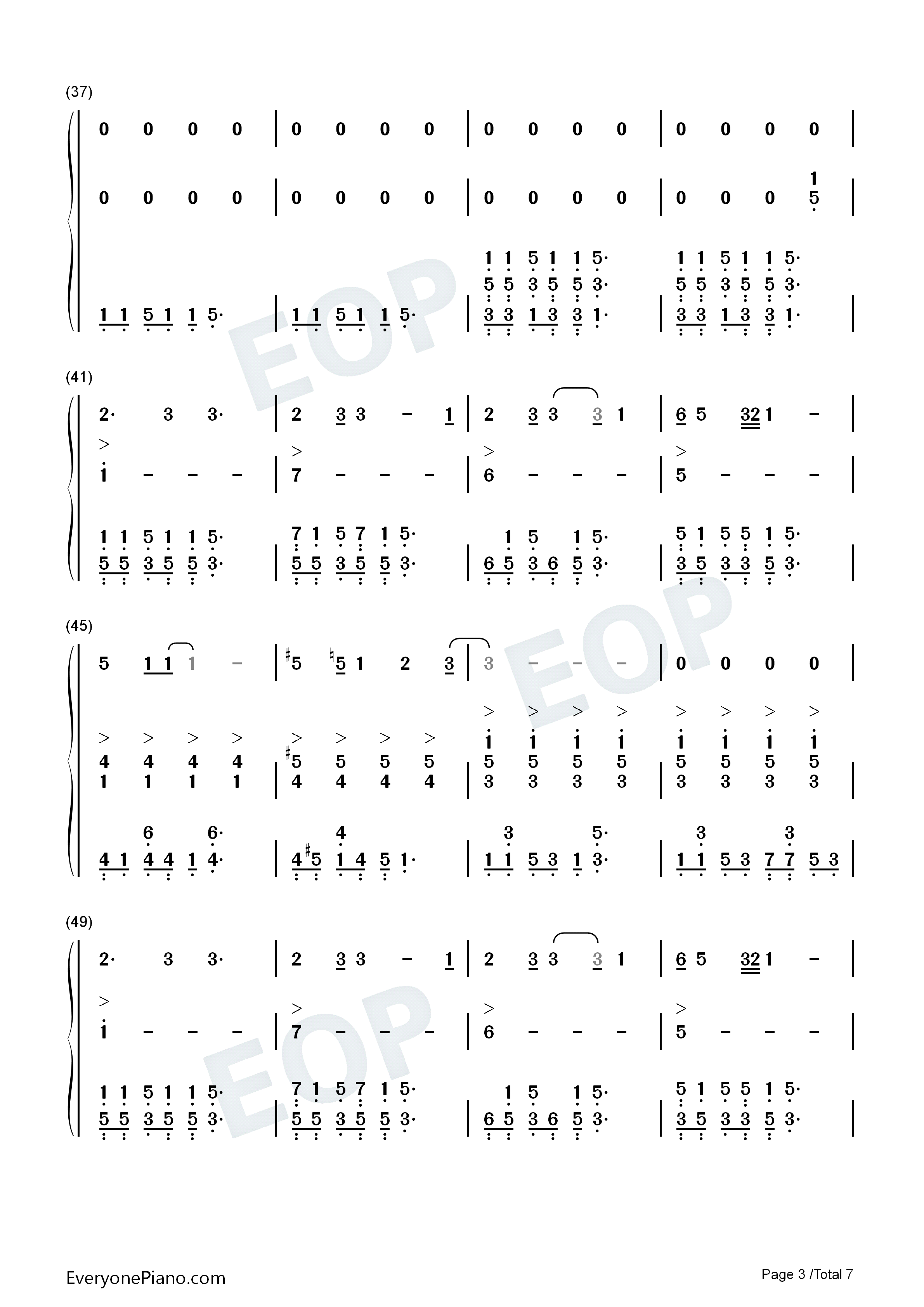 Wake_Me_Up_When_September_Ends钢琴简谱_Green_Day（绿日乐队）演唱