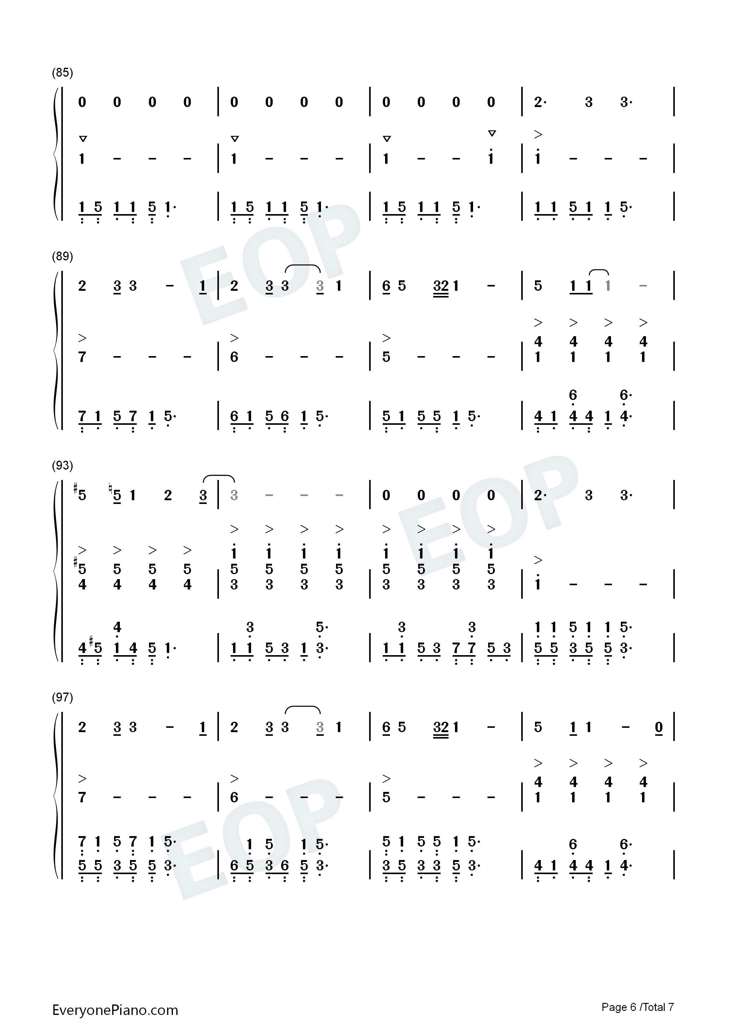 Wake_Me_Up_When_September_Ends钢琴简谱_Green_Day（绿日乐队）演唱