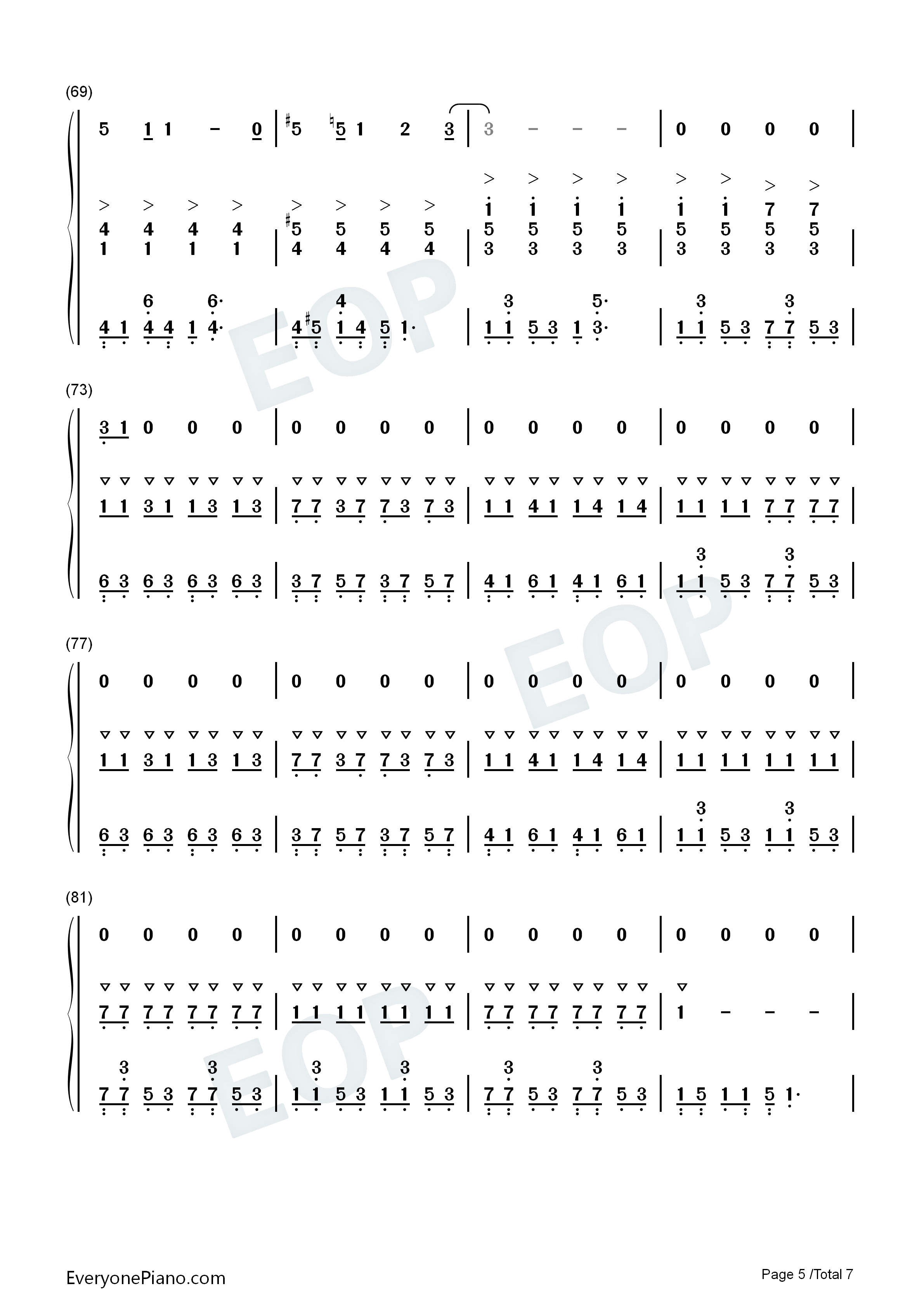 Wake_Me_Up_When_September_Ends钢琴简谱_Green_Day（绿日乐队）演唱